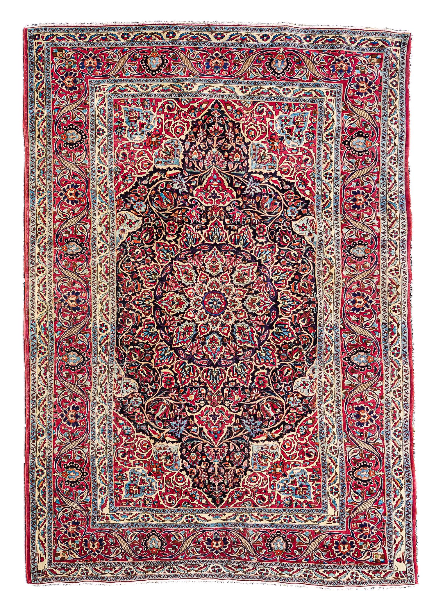 Ca 1900 Lavar Kerman Main Carpet (1 of 4)