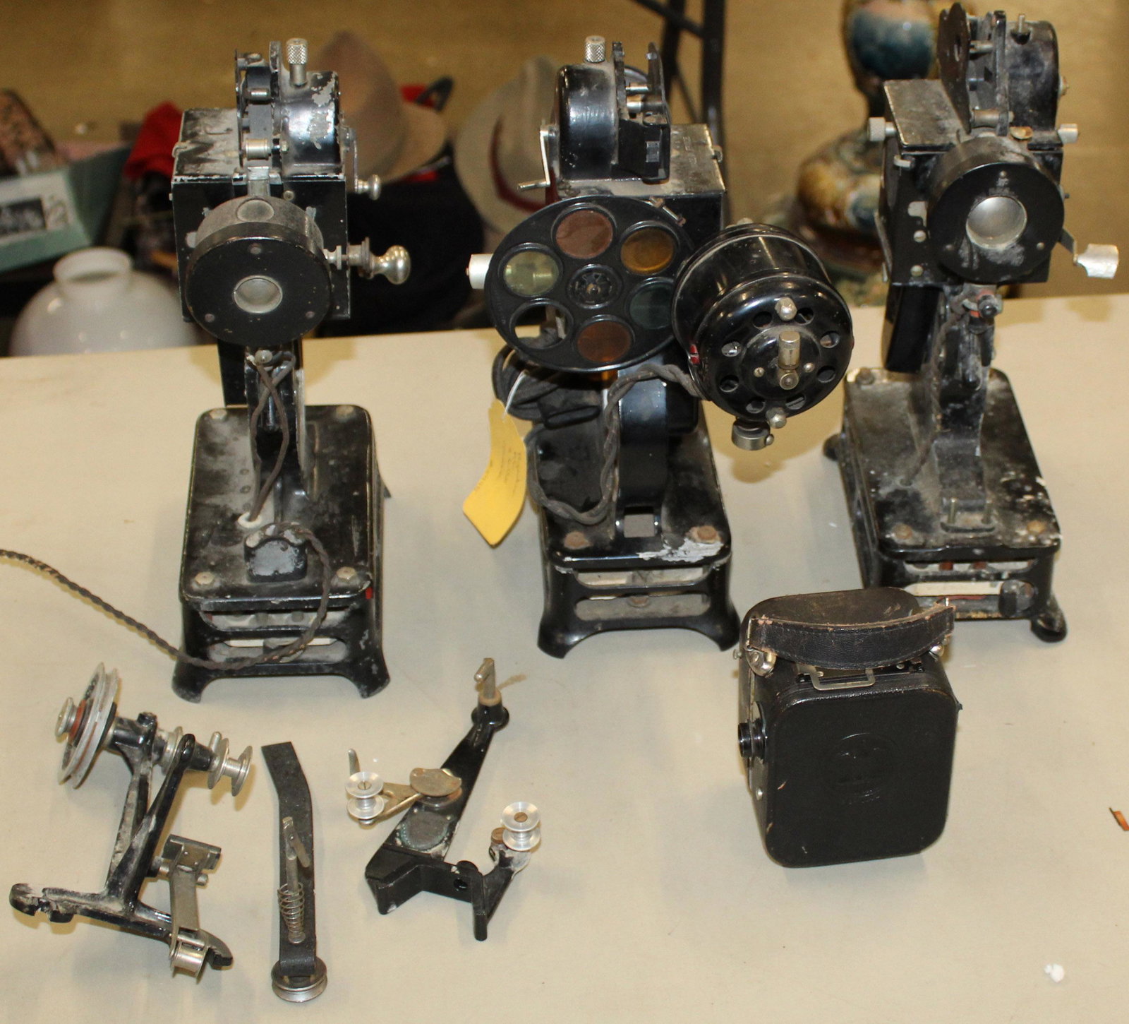 Three Small Pathe Projectors and a Camera (1 of 6)
