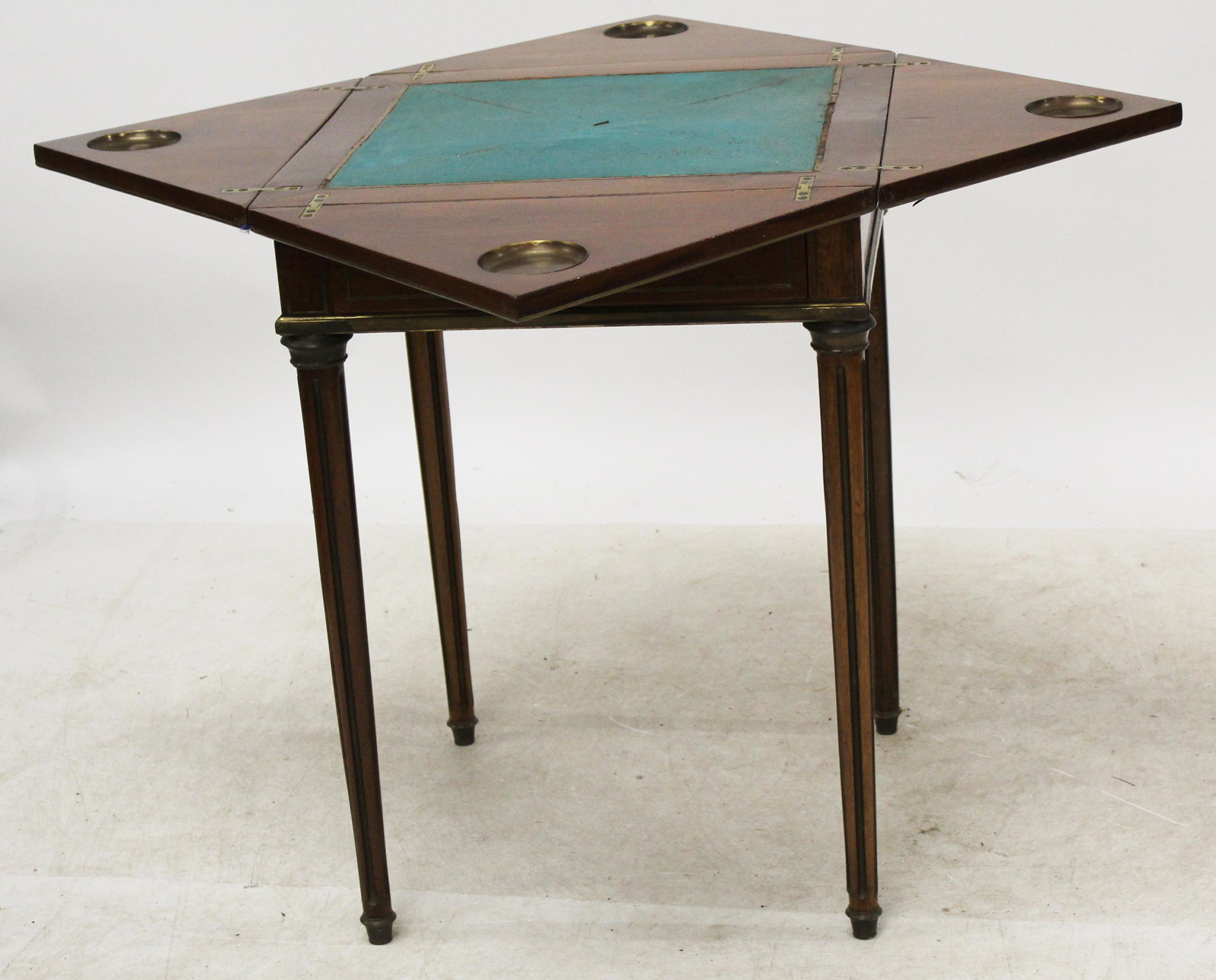 Mahogany handkerchief table (1 of 6)