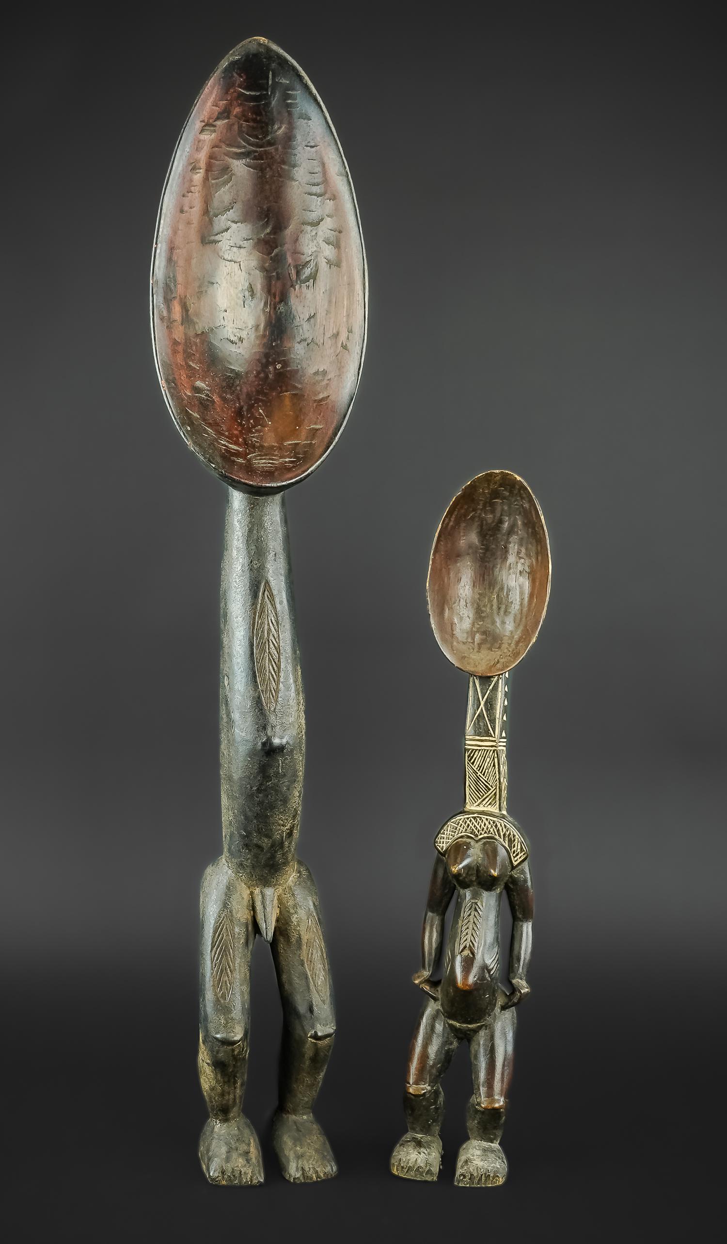 Two Dan Ceremonial Spoons (1 of 3)