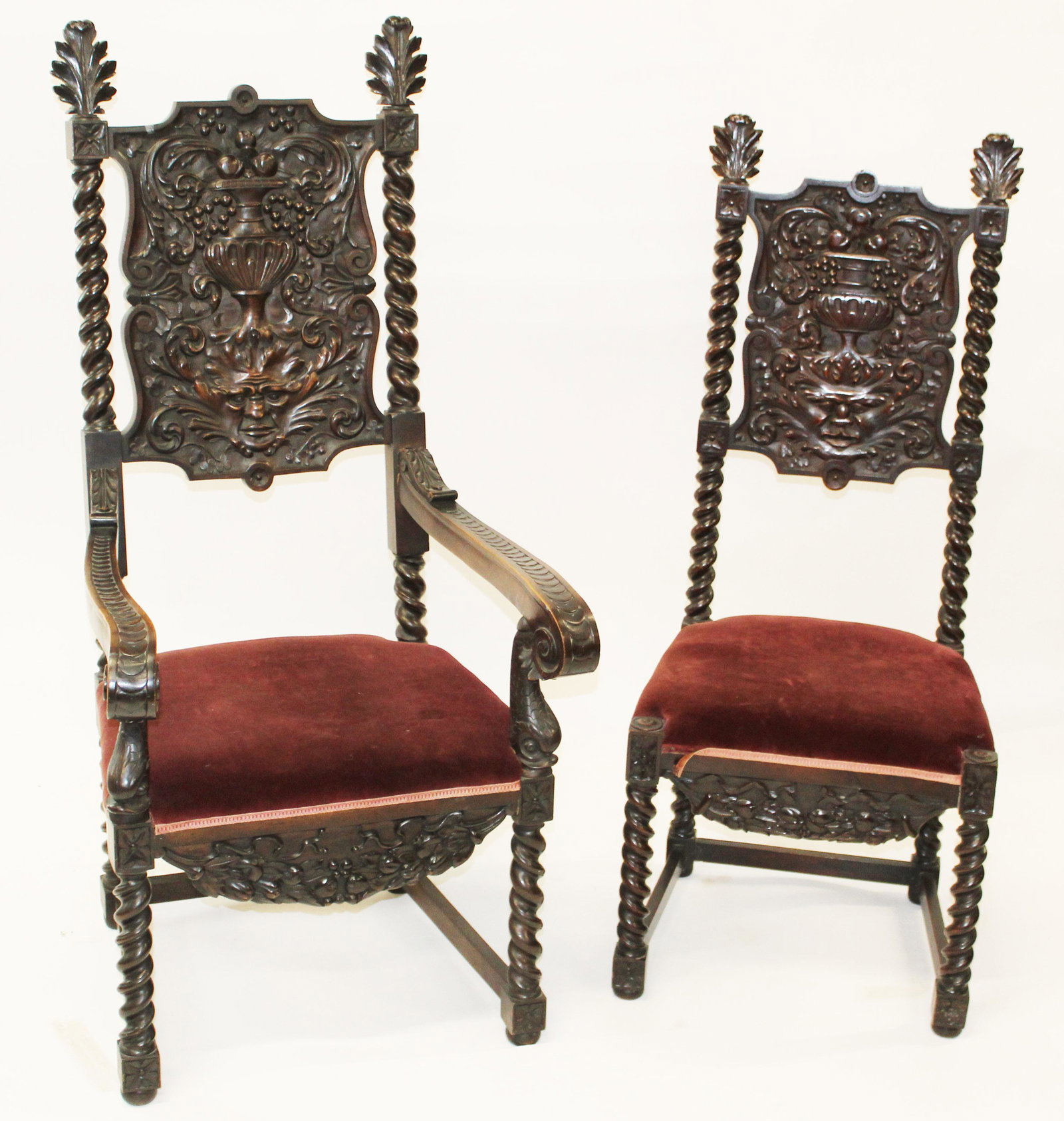 Two 19th c Rosewood Northwind Chairs (1 of 5)