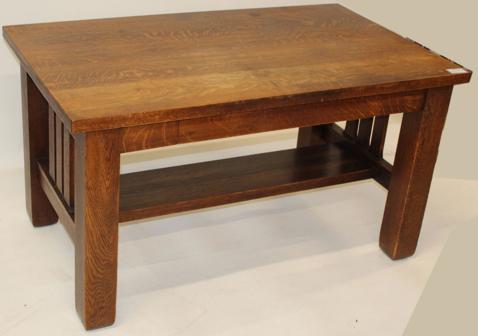 Mission Oak Library Table (1 of 1)