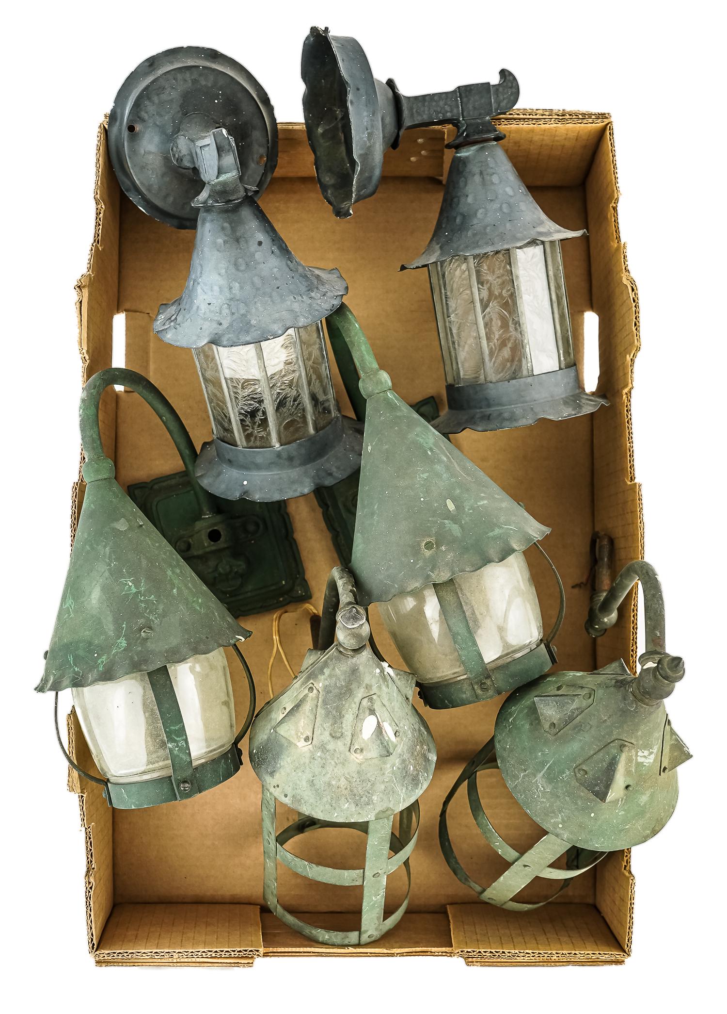 Vintage Art & Crafts Era Porch Lighting (1 of 1)