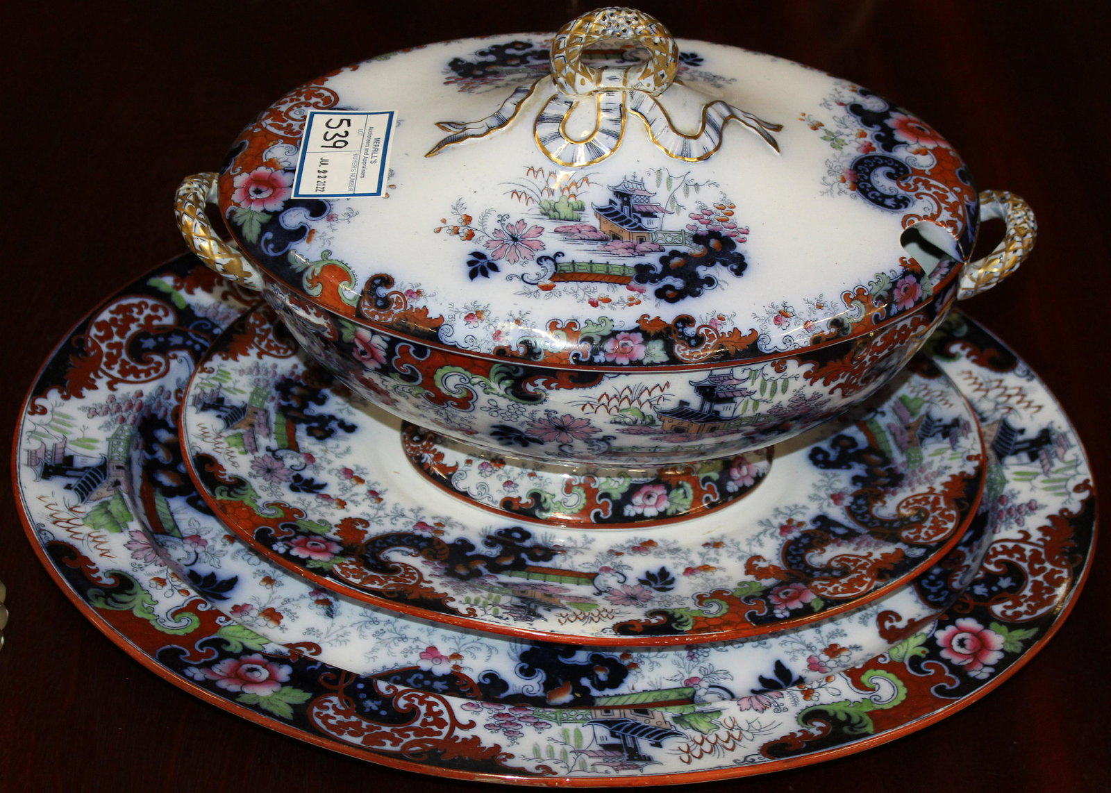 Corey Hill Ironstone Platters & Tureen (1 of 2)