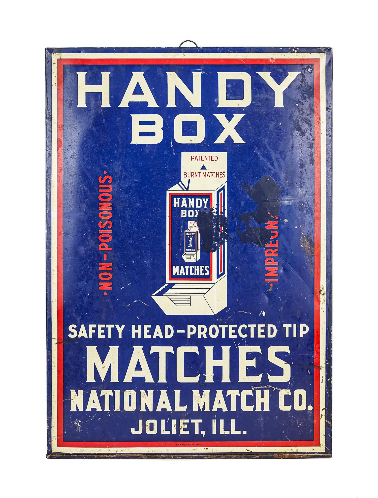 National Match Co Tin Litho Store Display Box (1 of 5)