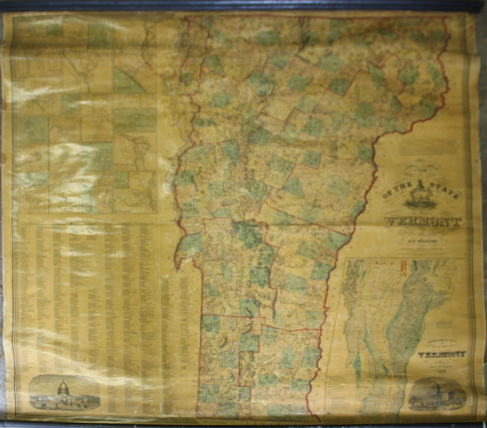 HF Walling Map of Vermont (1 of 5)