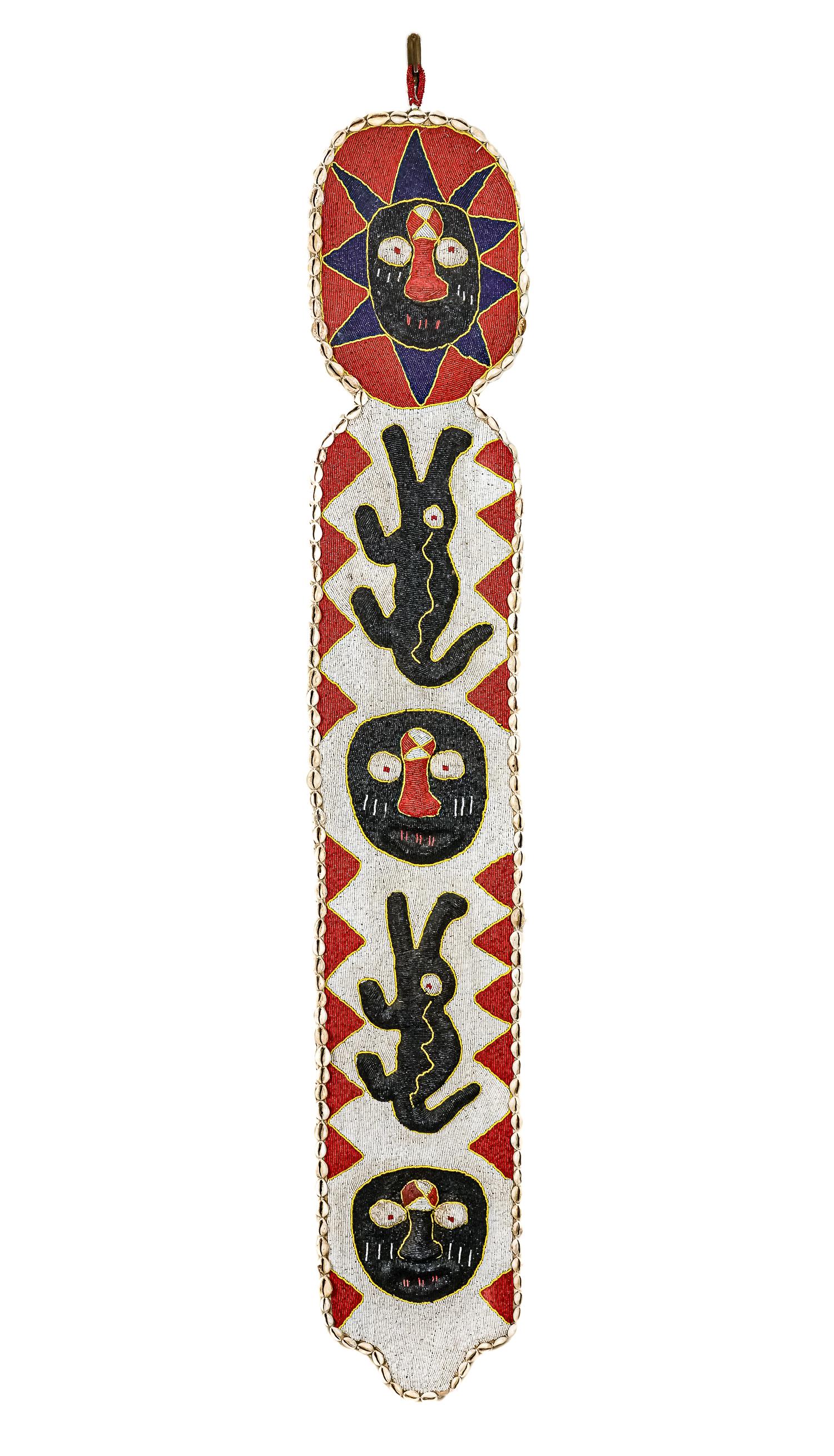 Yoruba Beaded Wall Hanging (1 of 5)