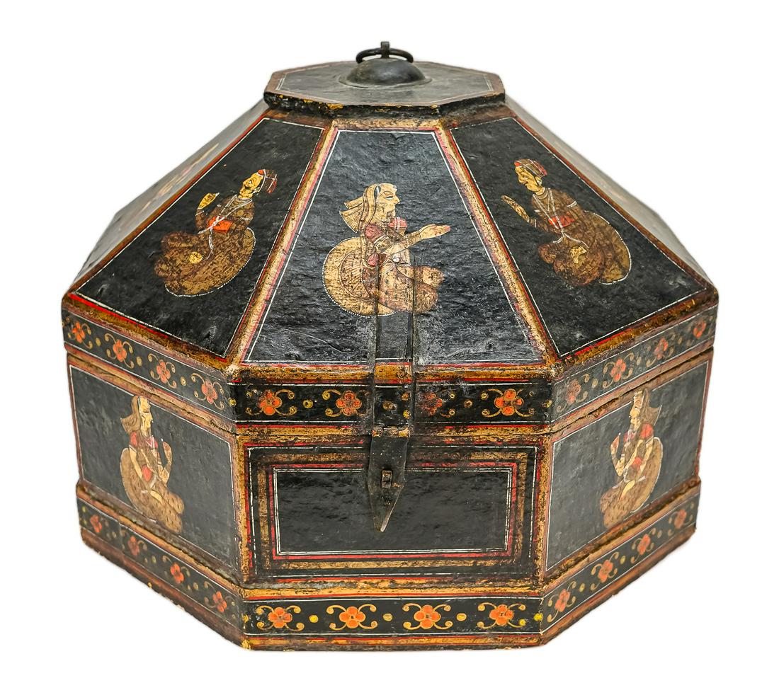 Indo-Persian Lacquered Box (1 of 5)