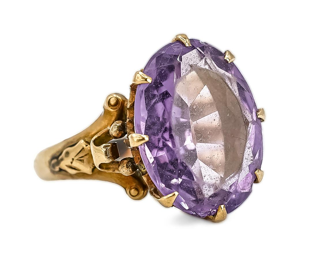 Victorian 14k & Amethyst Ring (1 of 5)