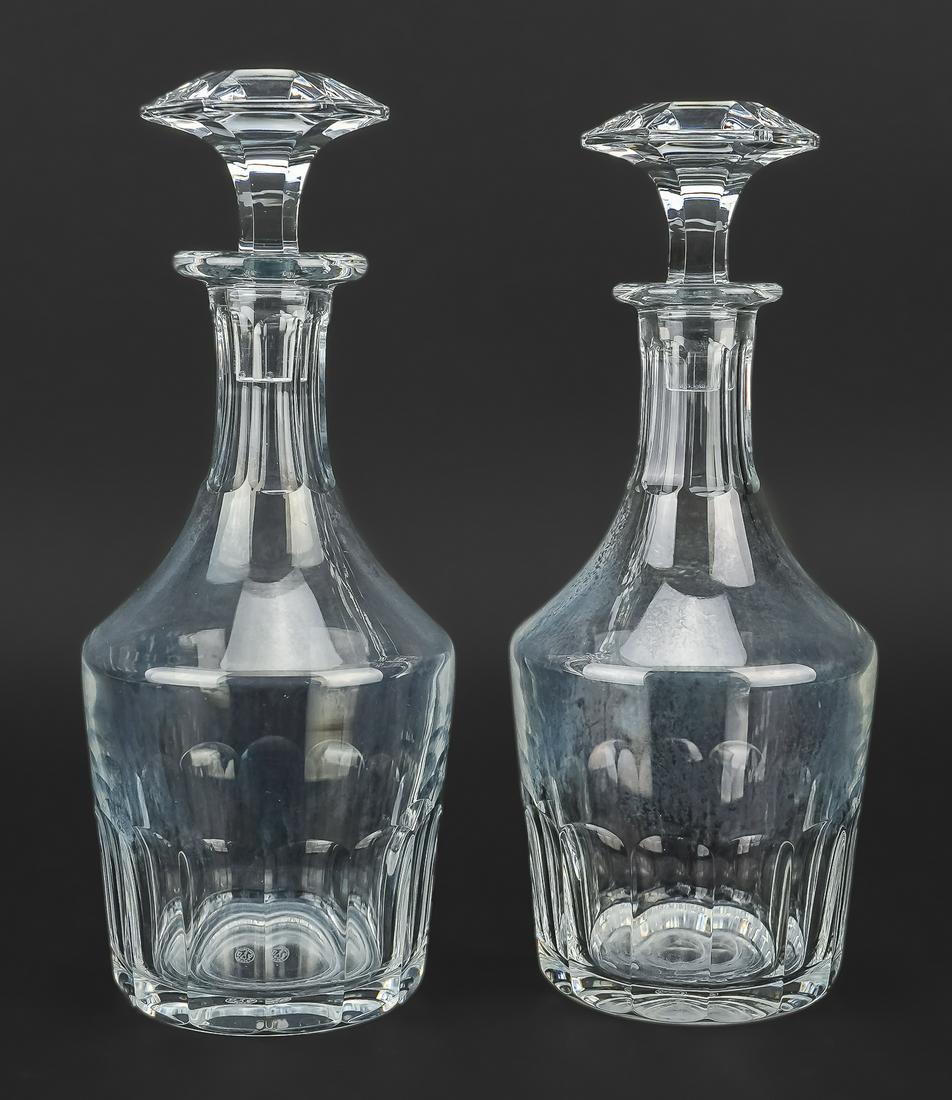 Pair of Baccarat French Crystal Decanters (1 of 3)