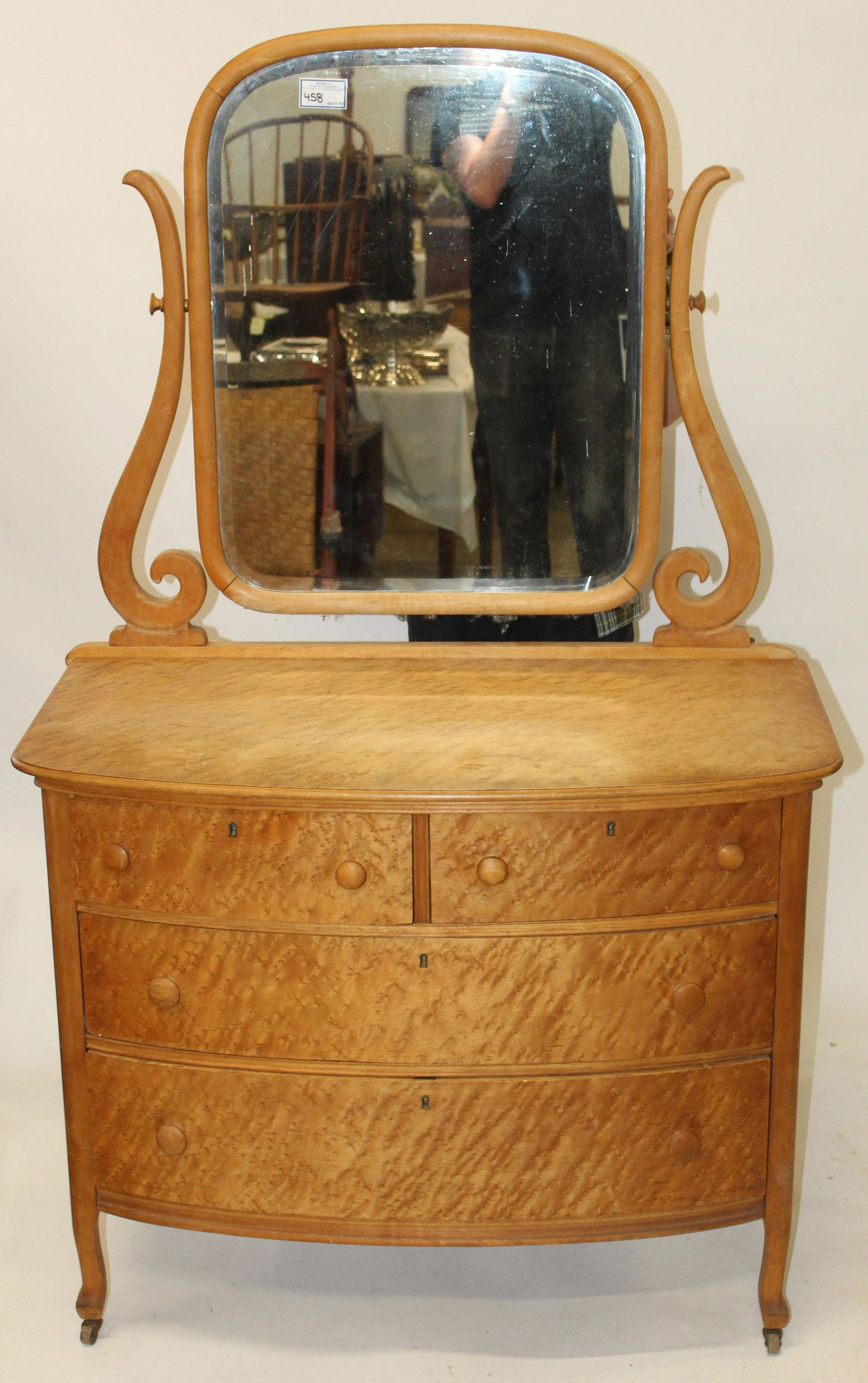 Mirror Back Princess Dresser (1 of 2)