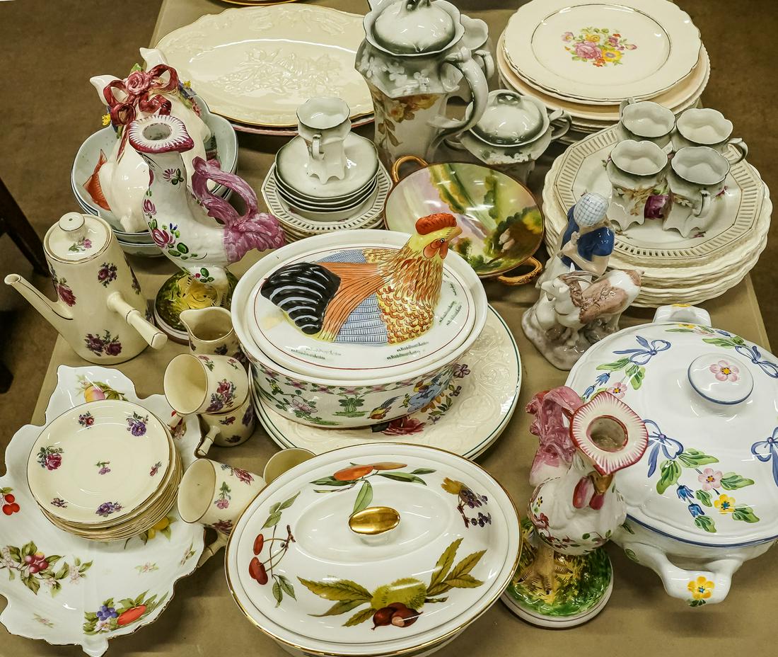 Group of Porcelain Incl. Herend, Wedgwood (1 of 3)