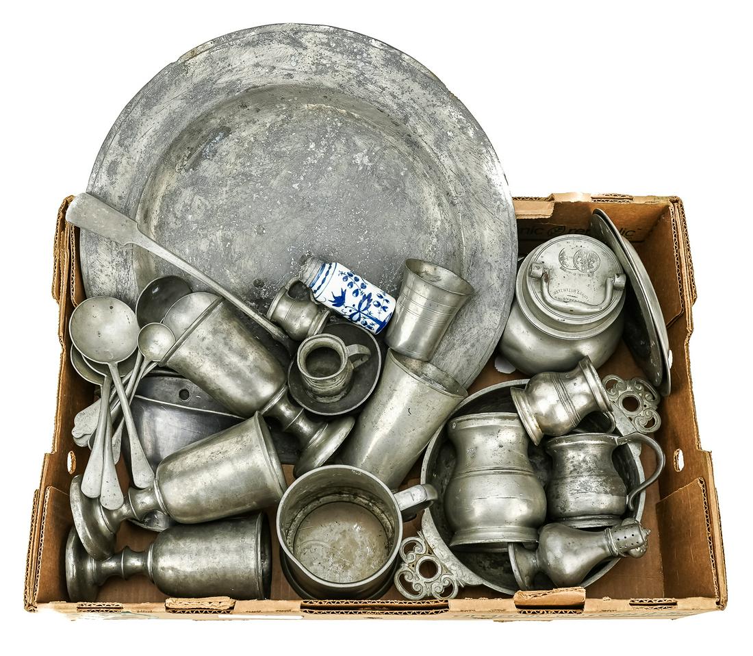 19th, Early 20th Pewter Hollowware (1 of 1)