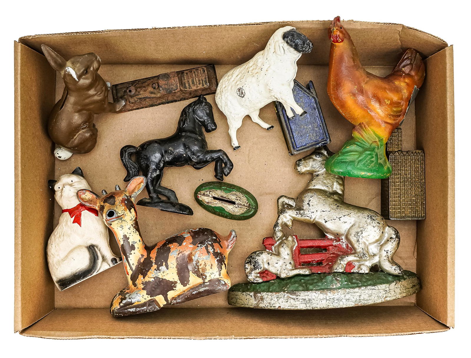 Cast Iron, Tin, White Metal Banks (1 of 1)