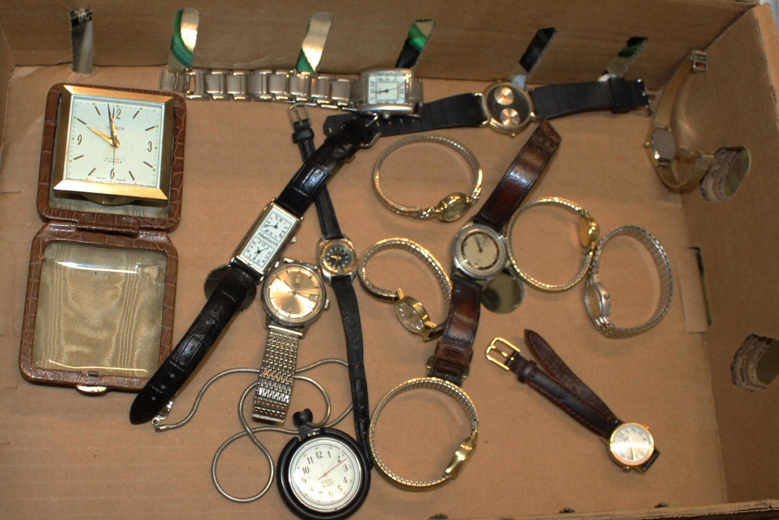 Vintage Wristwatches and Travel Clock (1 of 5)