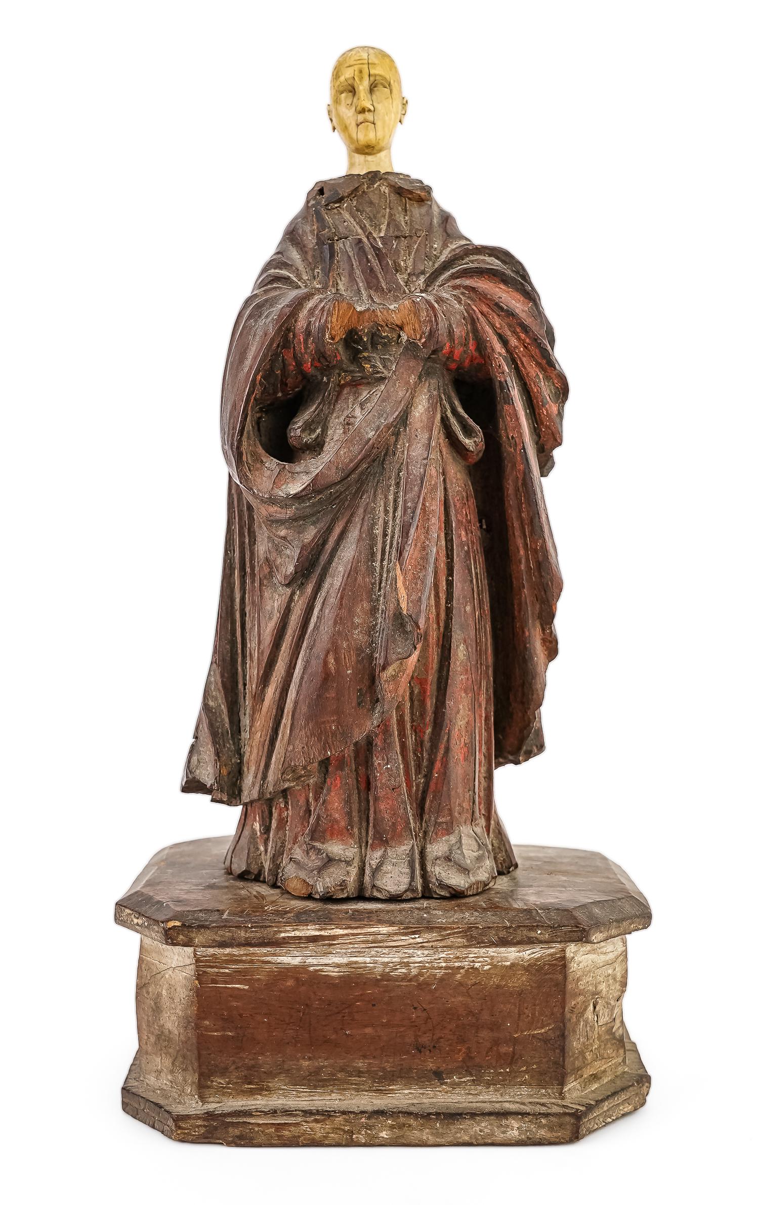 19th c Spanish Carved Wooden Santo (1 of 7)