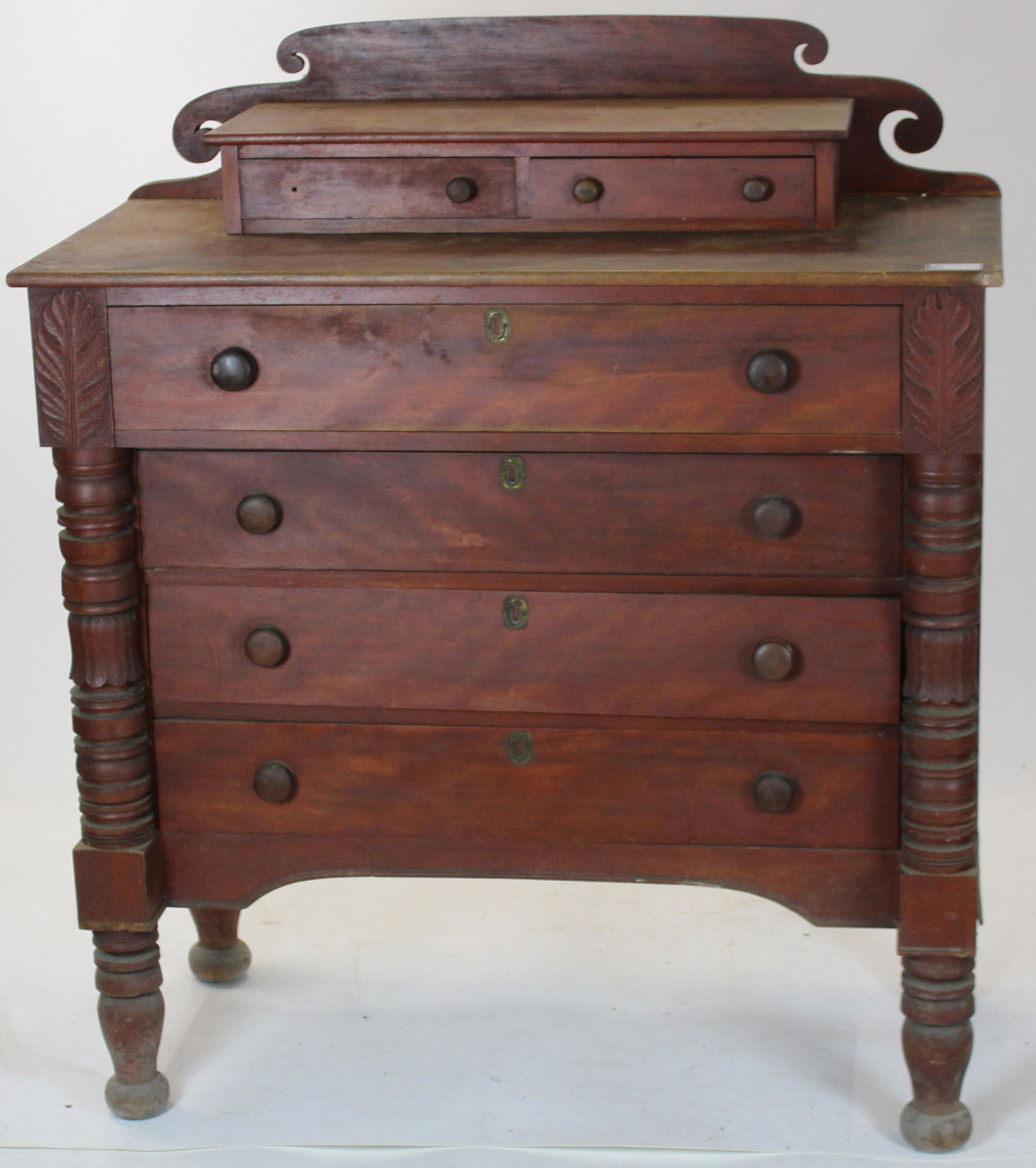 19th c Vermont Chest attr. Otis Warren (1 of 4)