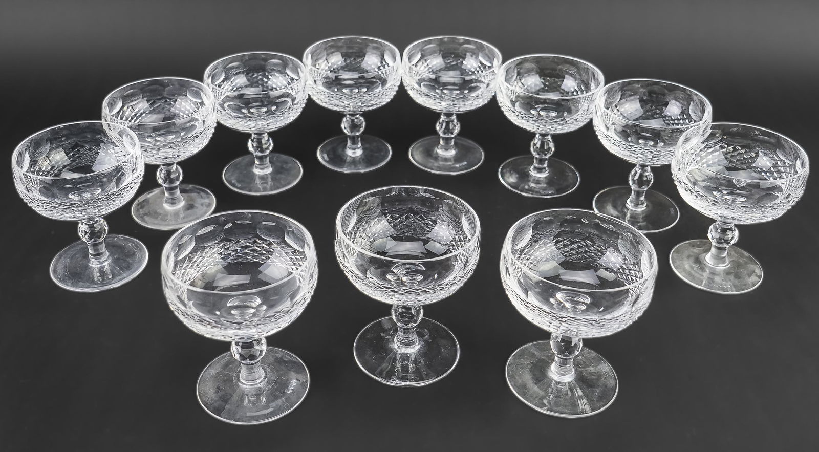 8 Waterford Colleen Irish Crystal Champagne Coupes (1 of 4)