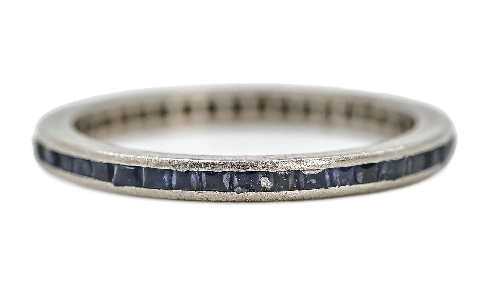 Platinum & Sapphire Eternity Band (1 of 4)