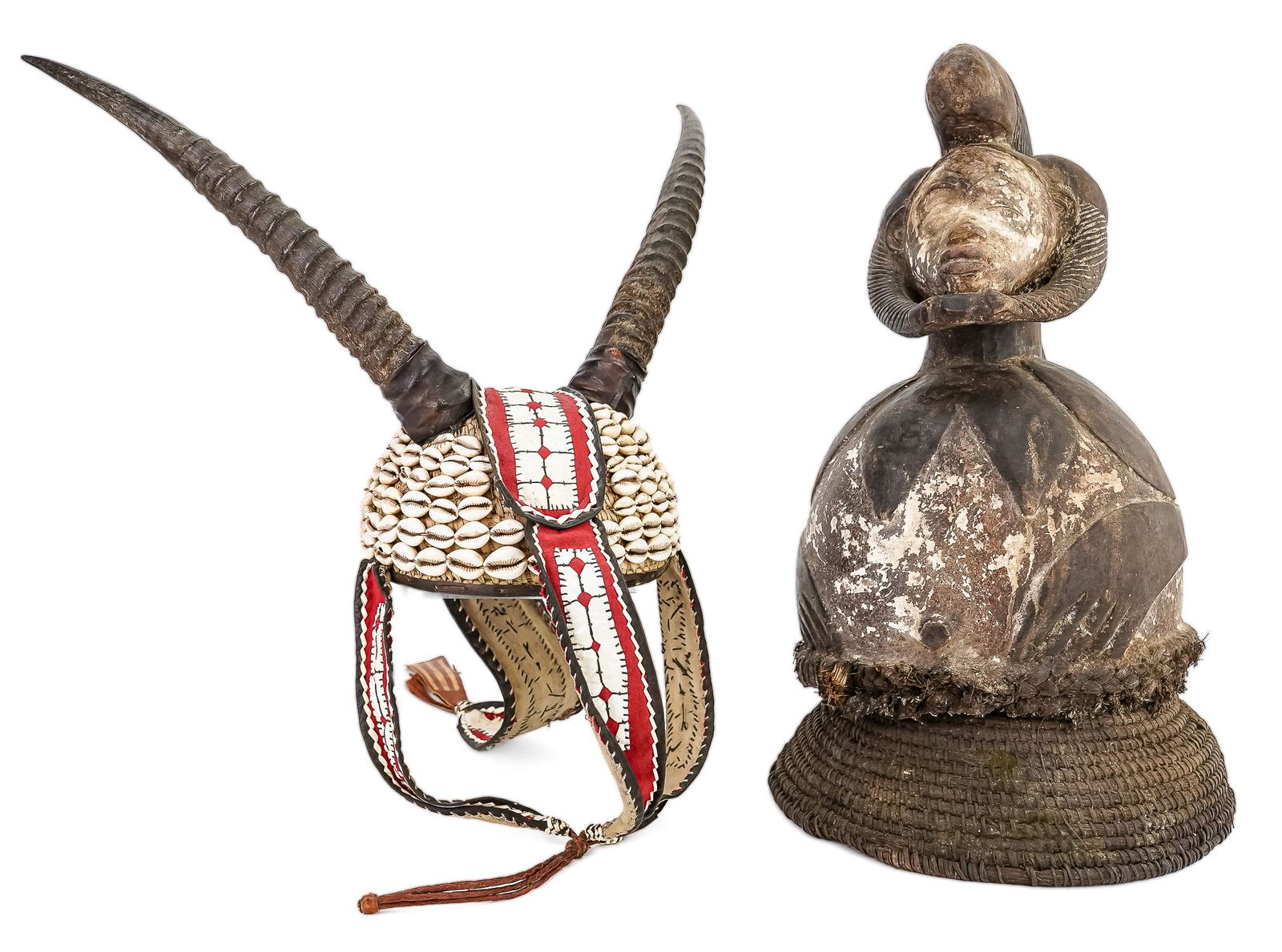 Two African Helmets (1 of 6)