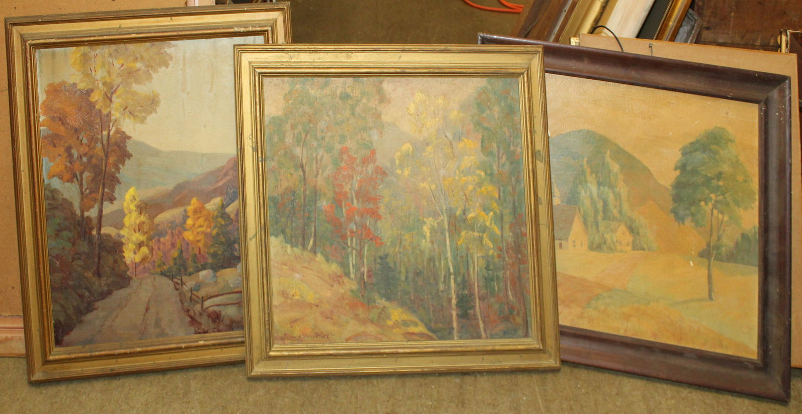 Three Richard B Woodruff O/B paintings (1 of 6)