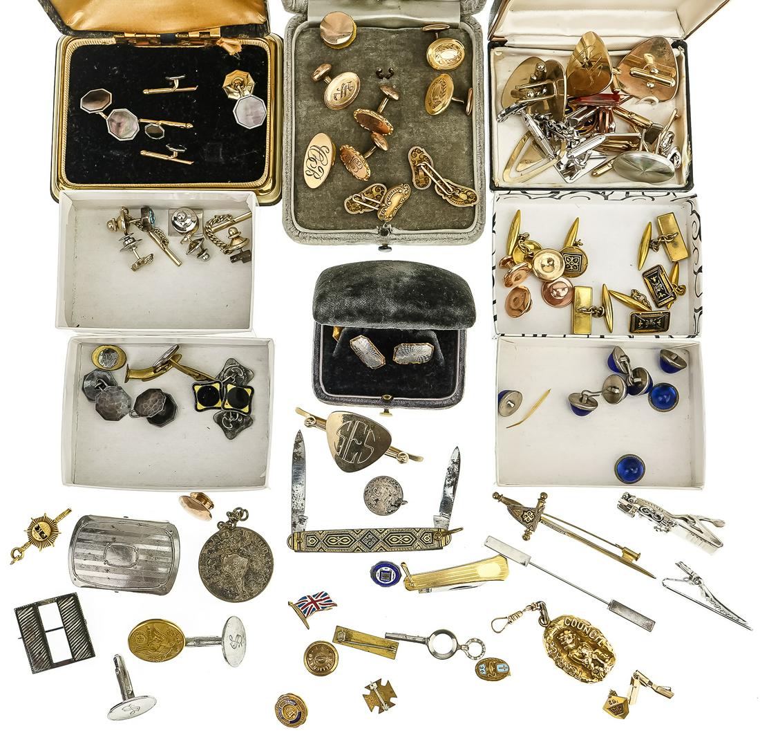 Men's Cufflinks & Jewelry inc. 14k (1 of 1)