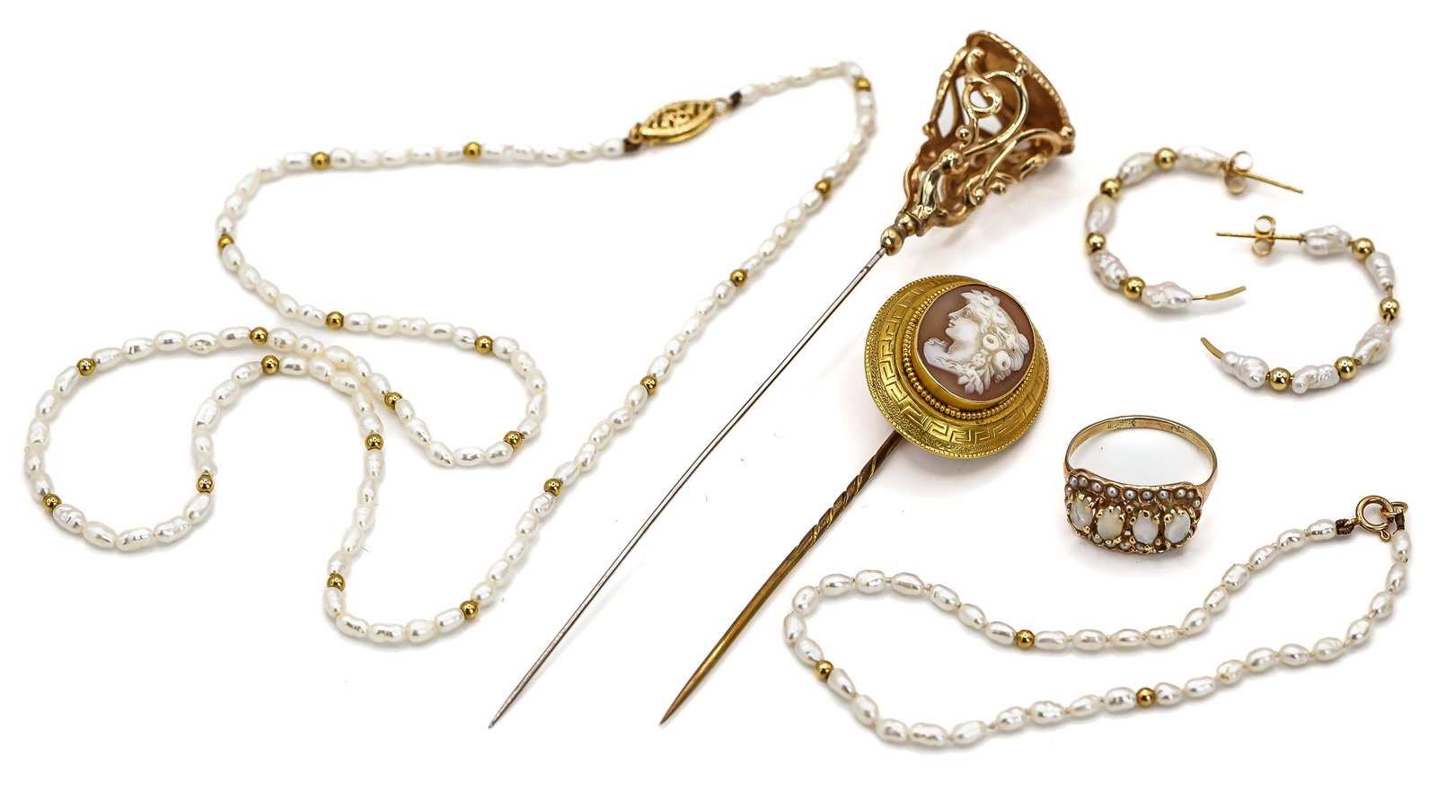 Group of Pearl & Opal Jewelry (1 of 5)