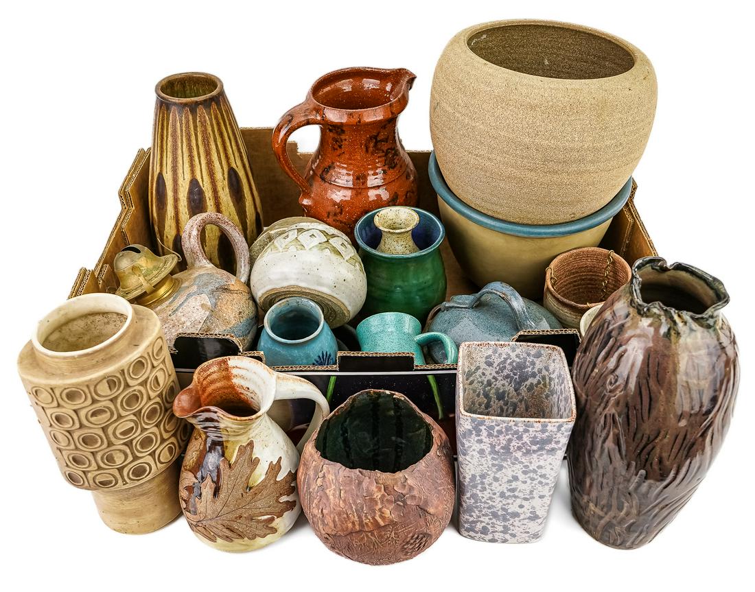 Collection of Vermont Mid Century Art Pottery (1 of 1)