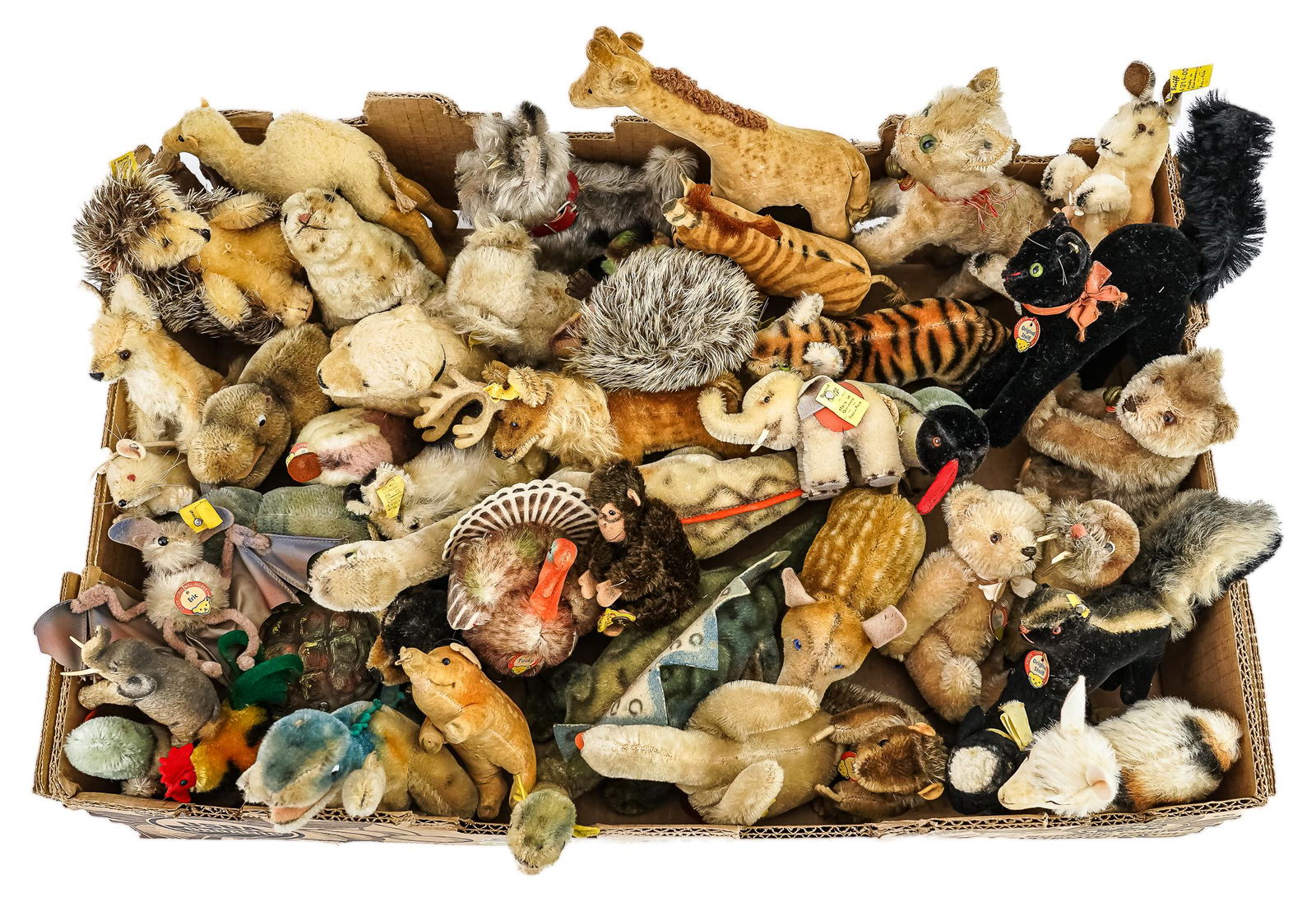 Large Group of Small Steiff Animals (1 of 2)