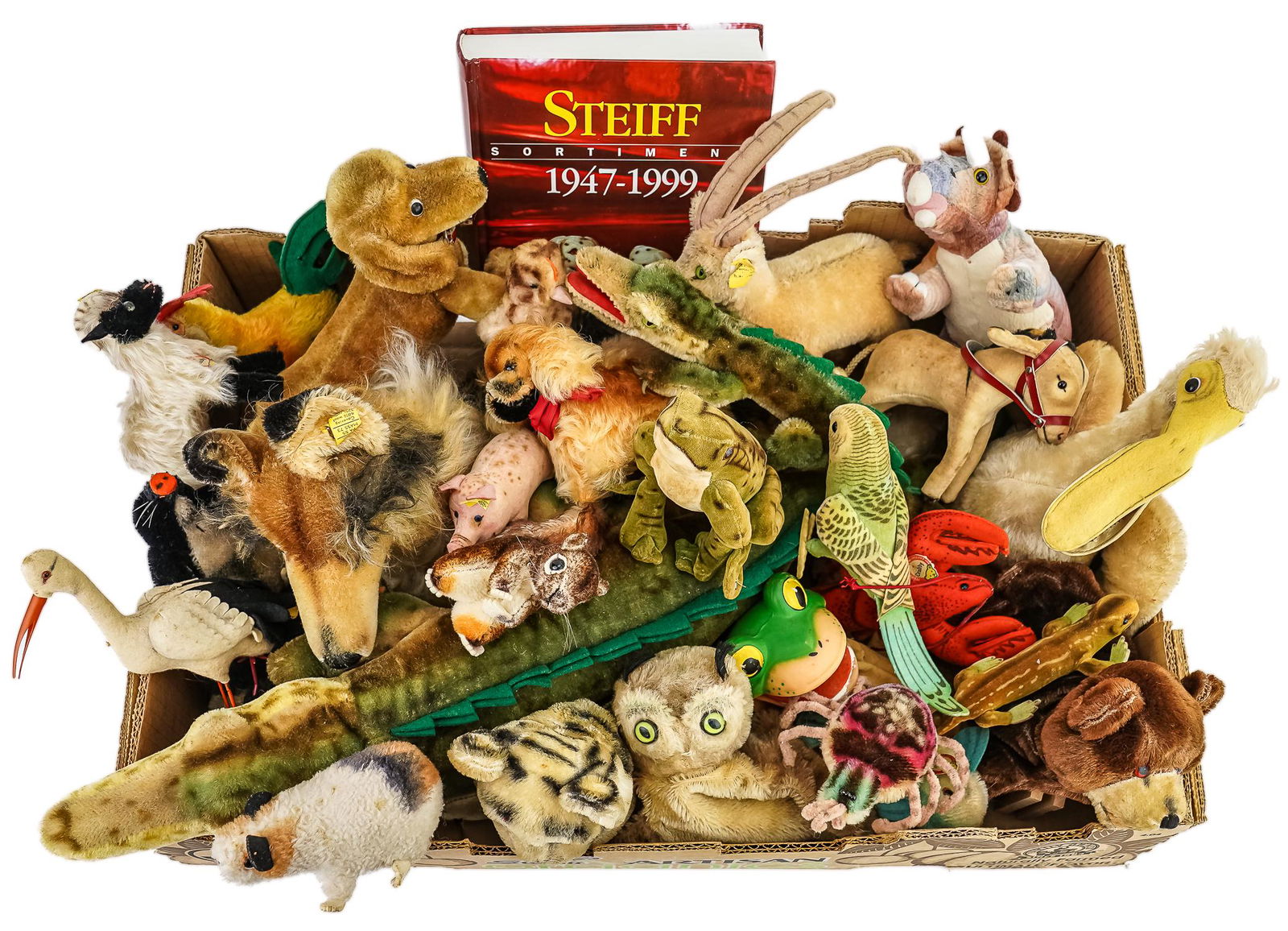 Large Group of Small Steiff Animals (1 of 2)