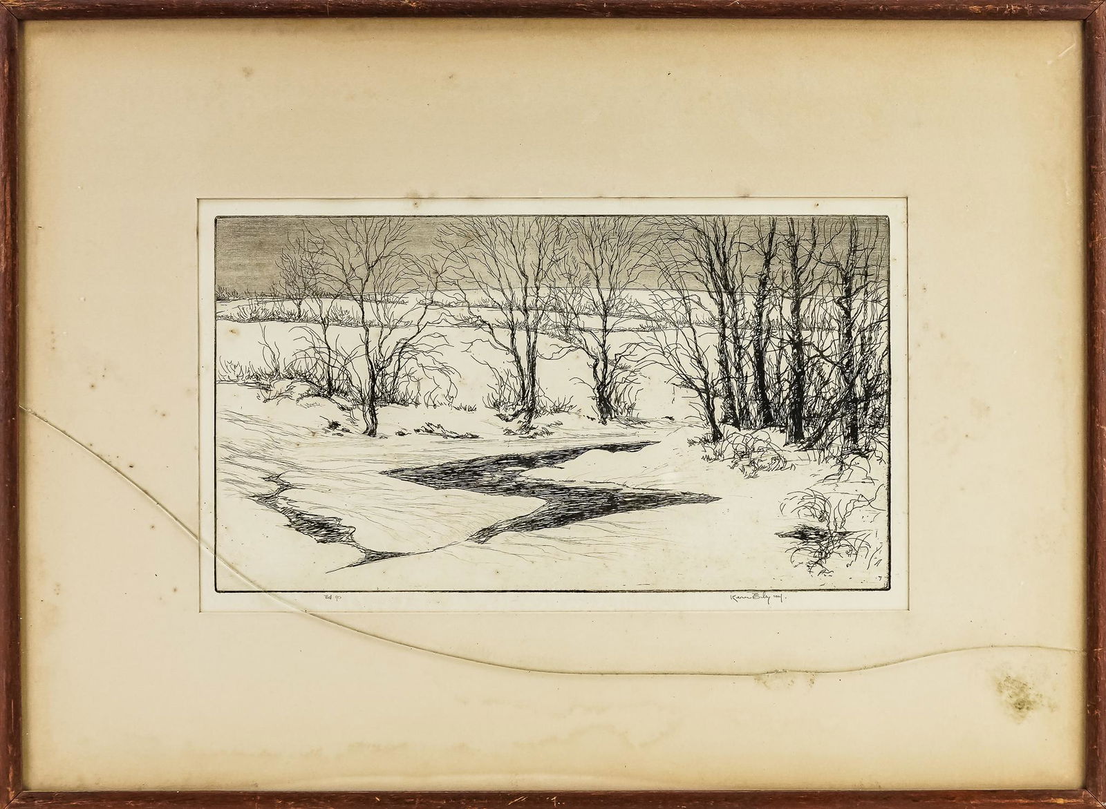 Etching by Kerr Eby (1 of 3)