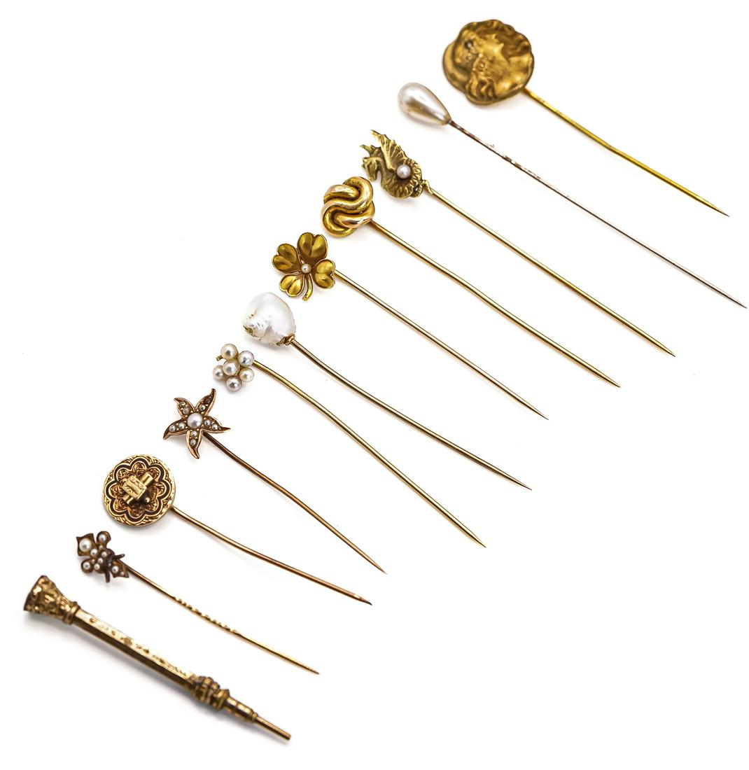 Group of Victorian Stick Pins (1 of 4)
