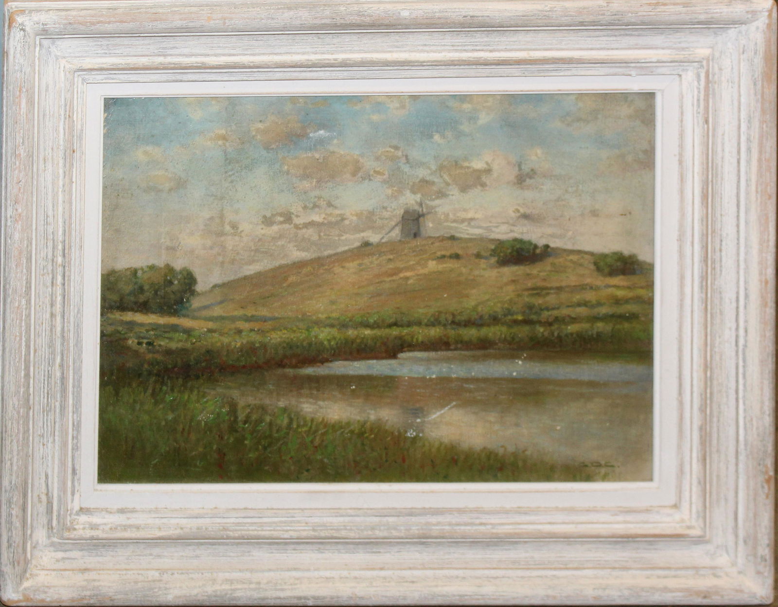 19th c Dutch School Landscape signed CDC (1 of 5)