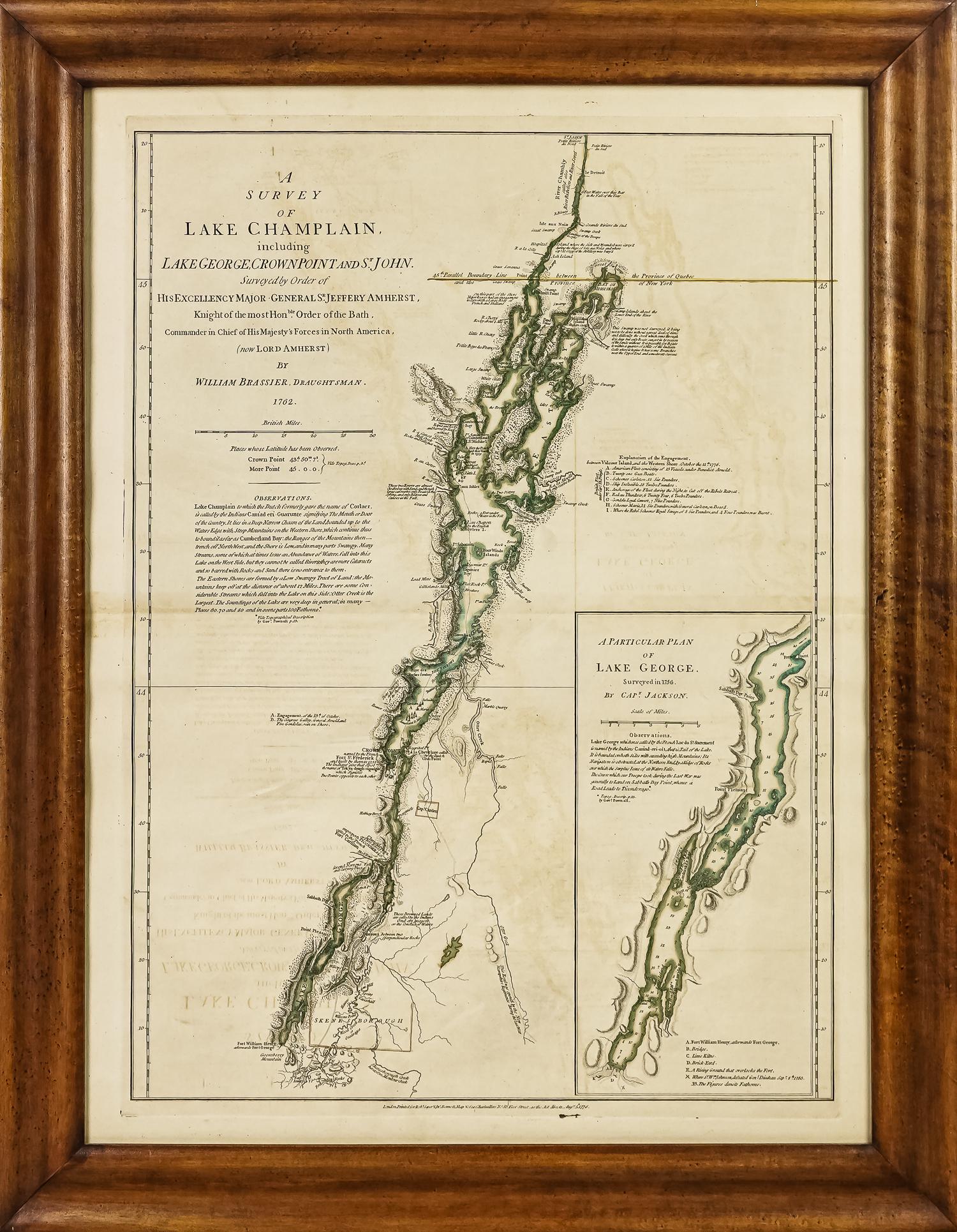 Brassier A Survey of Lake Champlain (1 of 4)