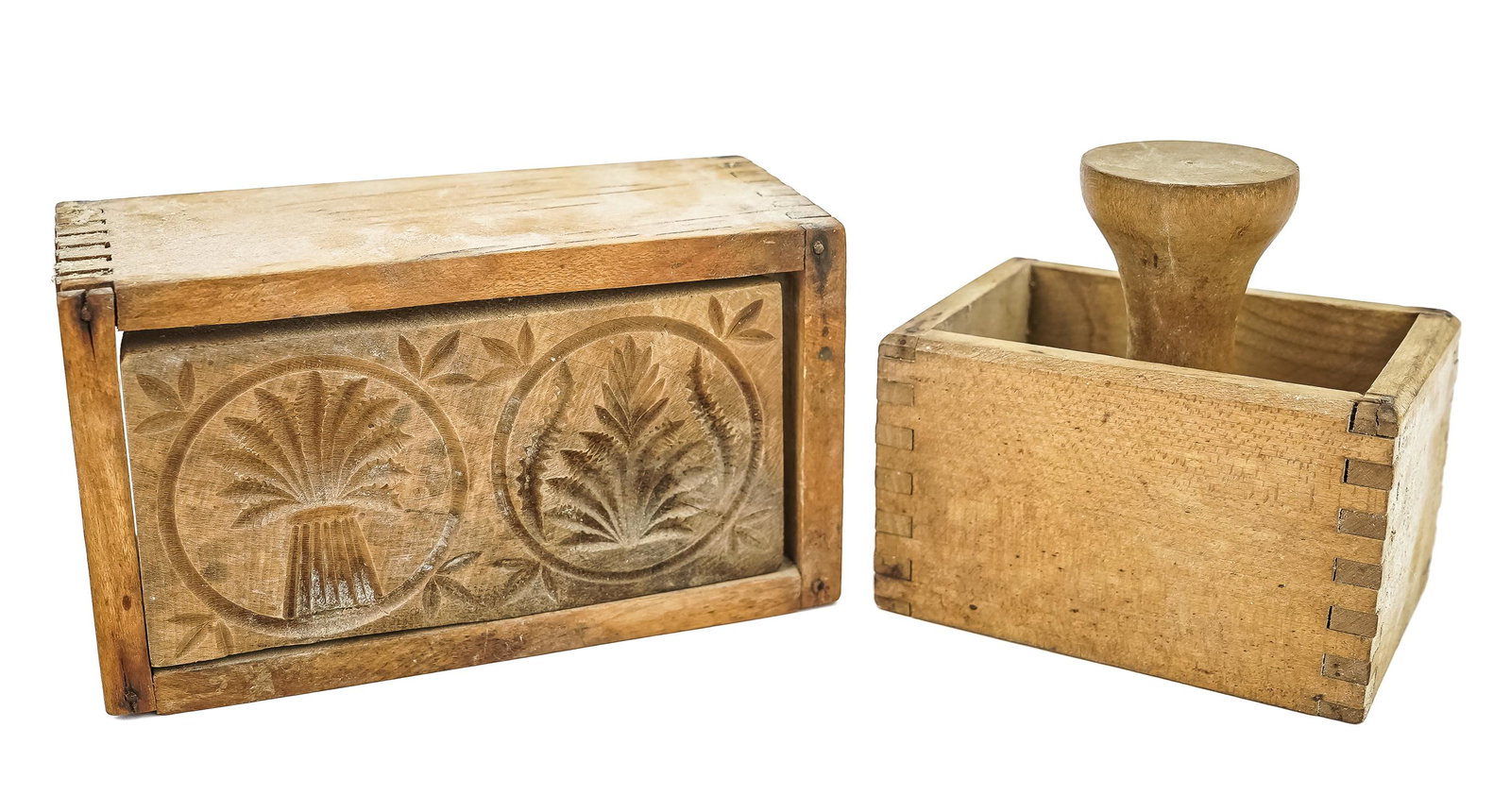 Two Box Butter Prints by the Same Maker (1 of 3)