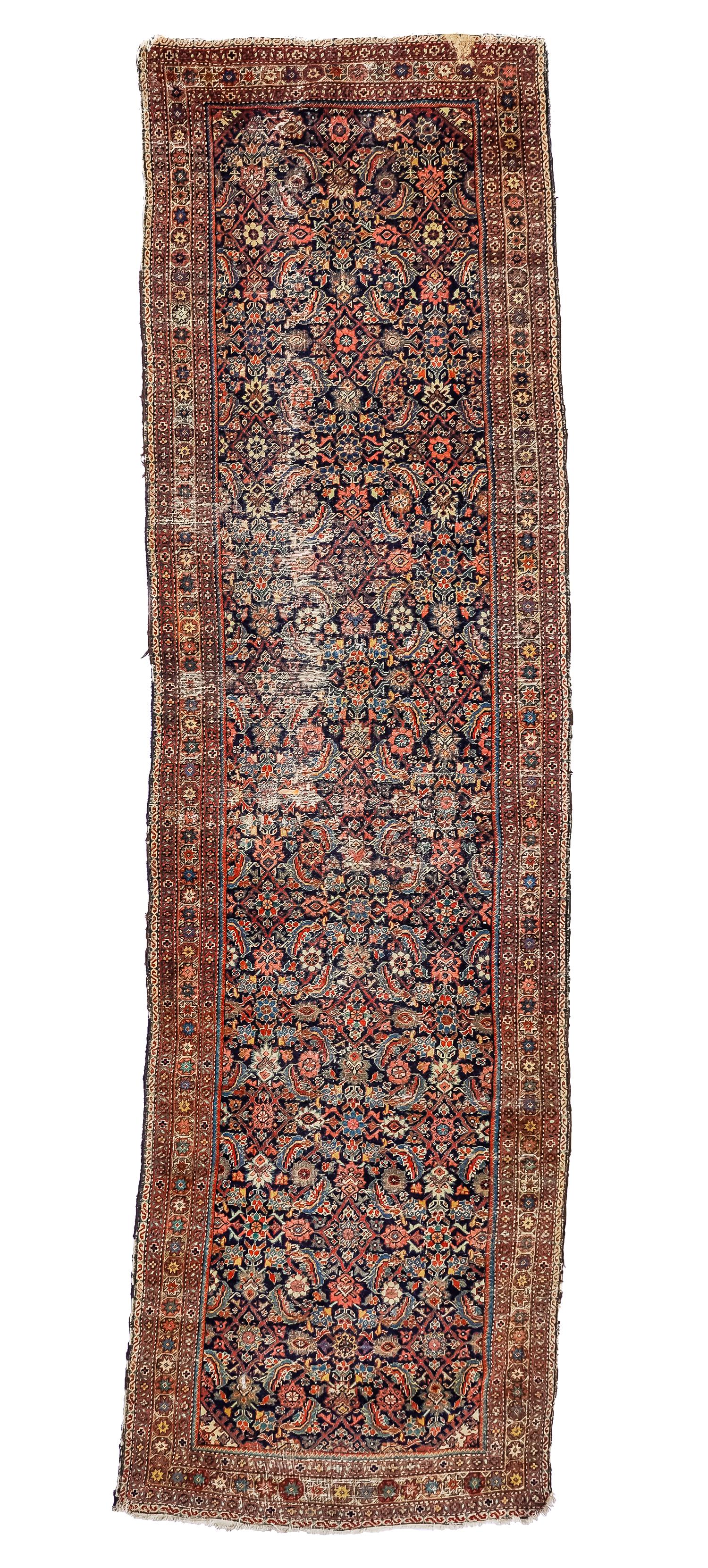 Early 20th c Persian Allover Floral Runner (1 of 4)