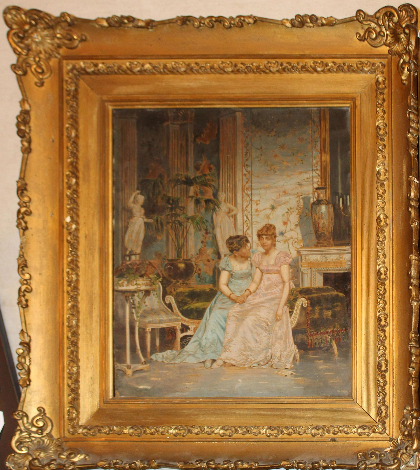 After Frederic Soulacroix (French 1858-1933) In the Parlour (1 of 5)