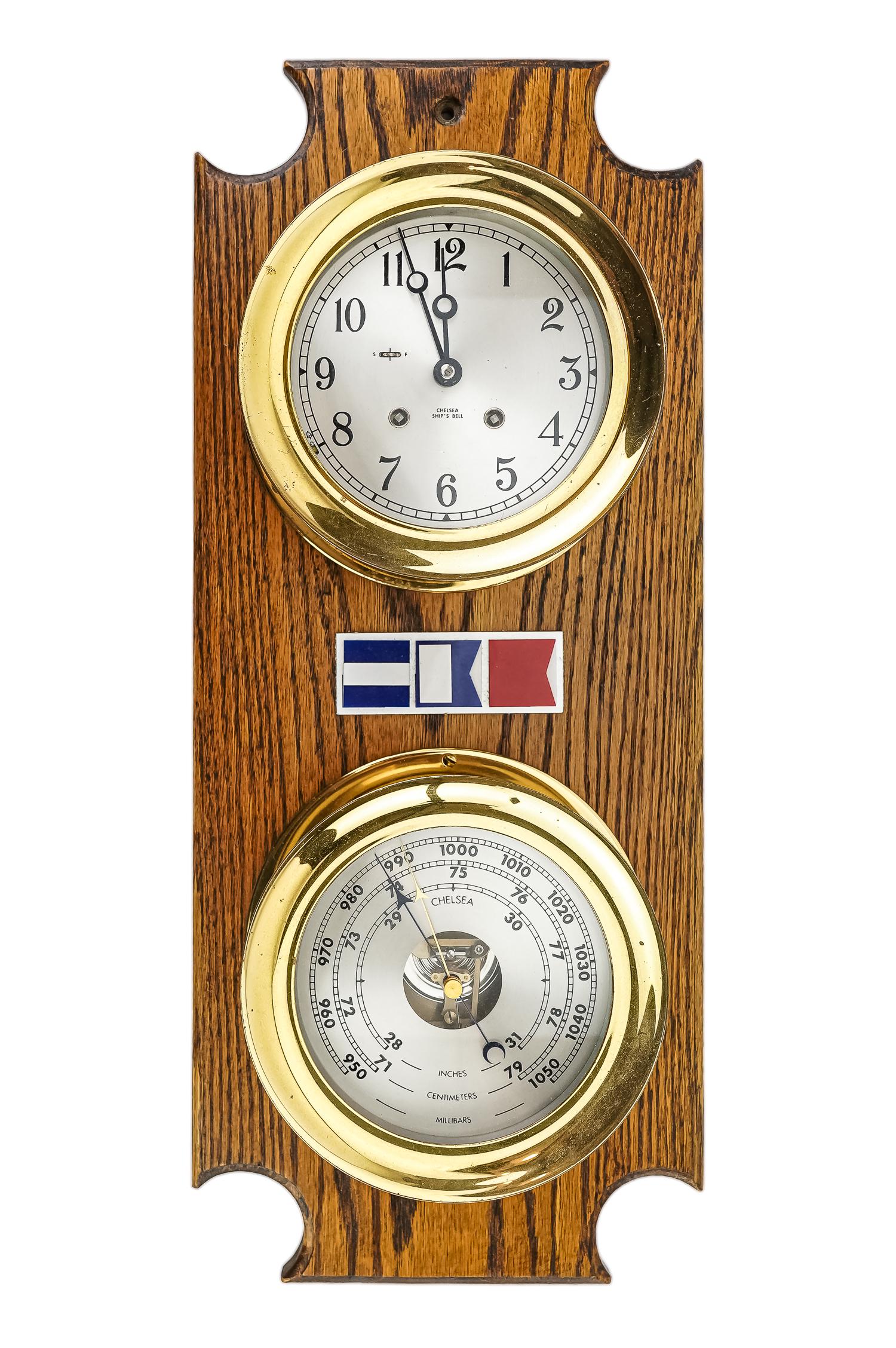 Chelsea Ship's Clock and Barometer (1 of 4)