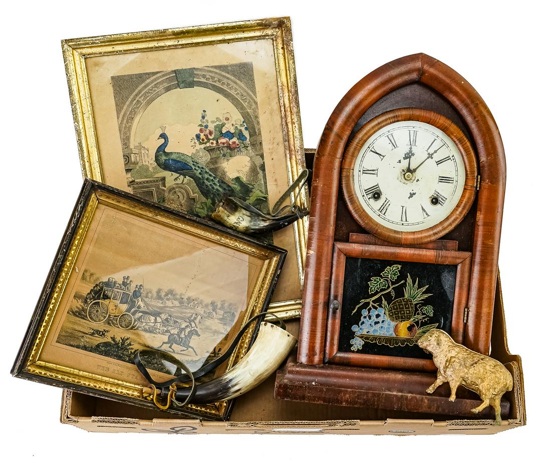 Victorian Clock, Early Frames, Sheep Bank (1 of 1)