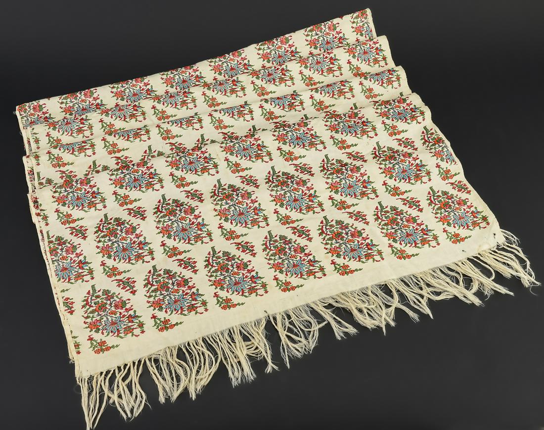 19th c Indo Persian Scarf or Table Runner (1 of 3)