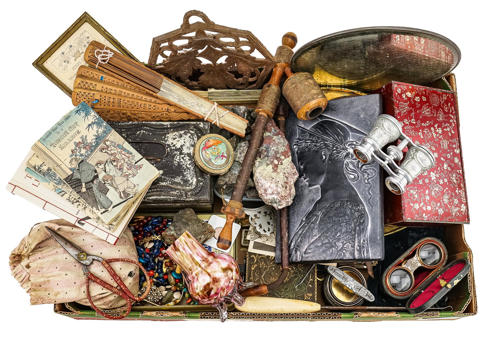 Lot of Small Accessories incl. Buttons, Fans (1 of 2)