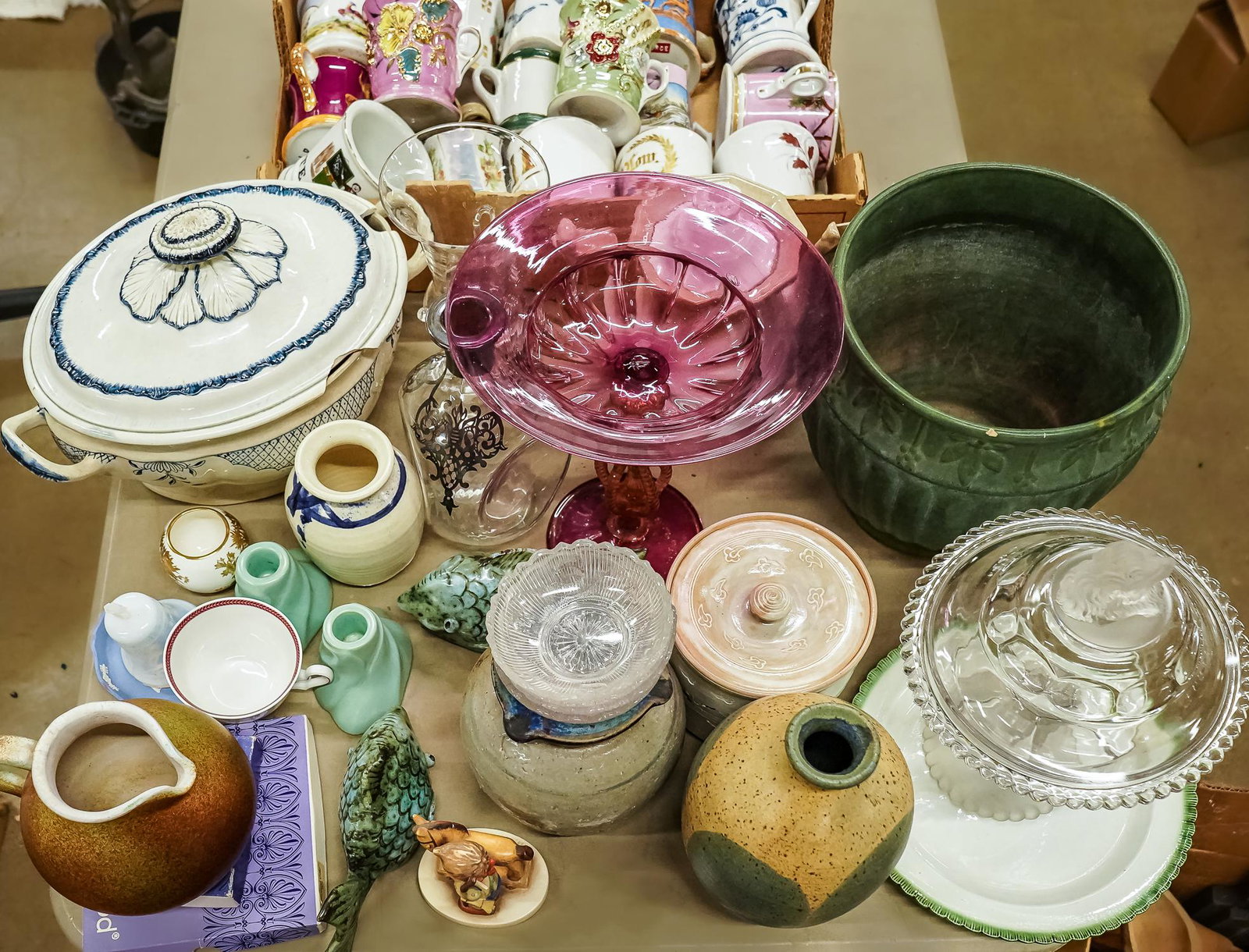 Assorted Glass and Ceramics (1 of 2)