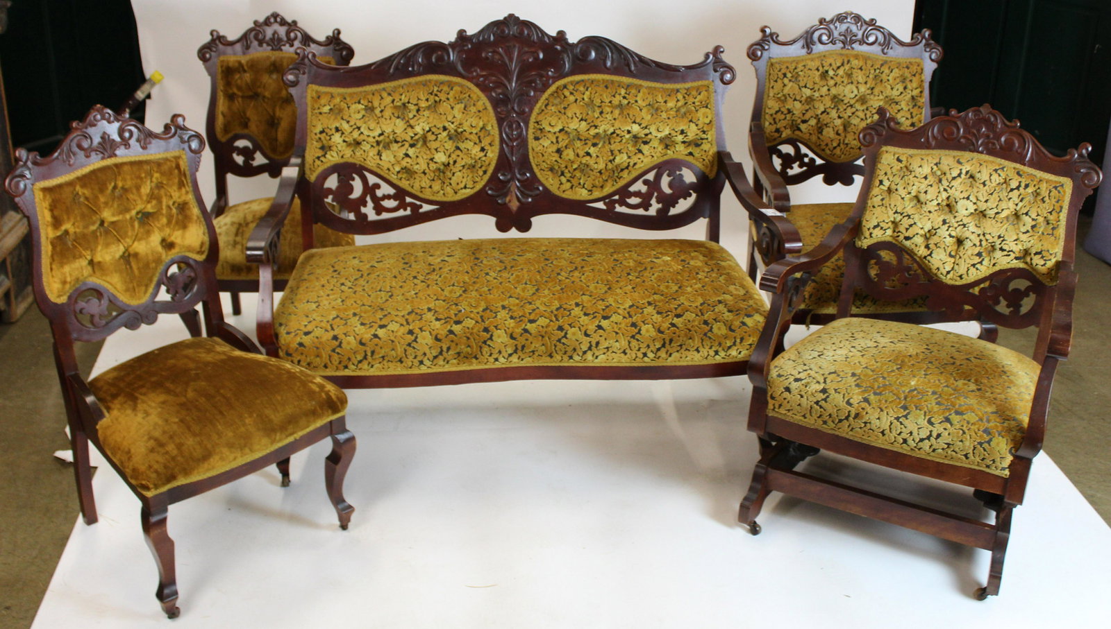 Five Piece Parlor Set (1 of 4)