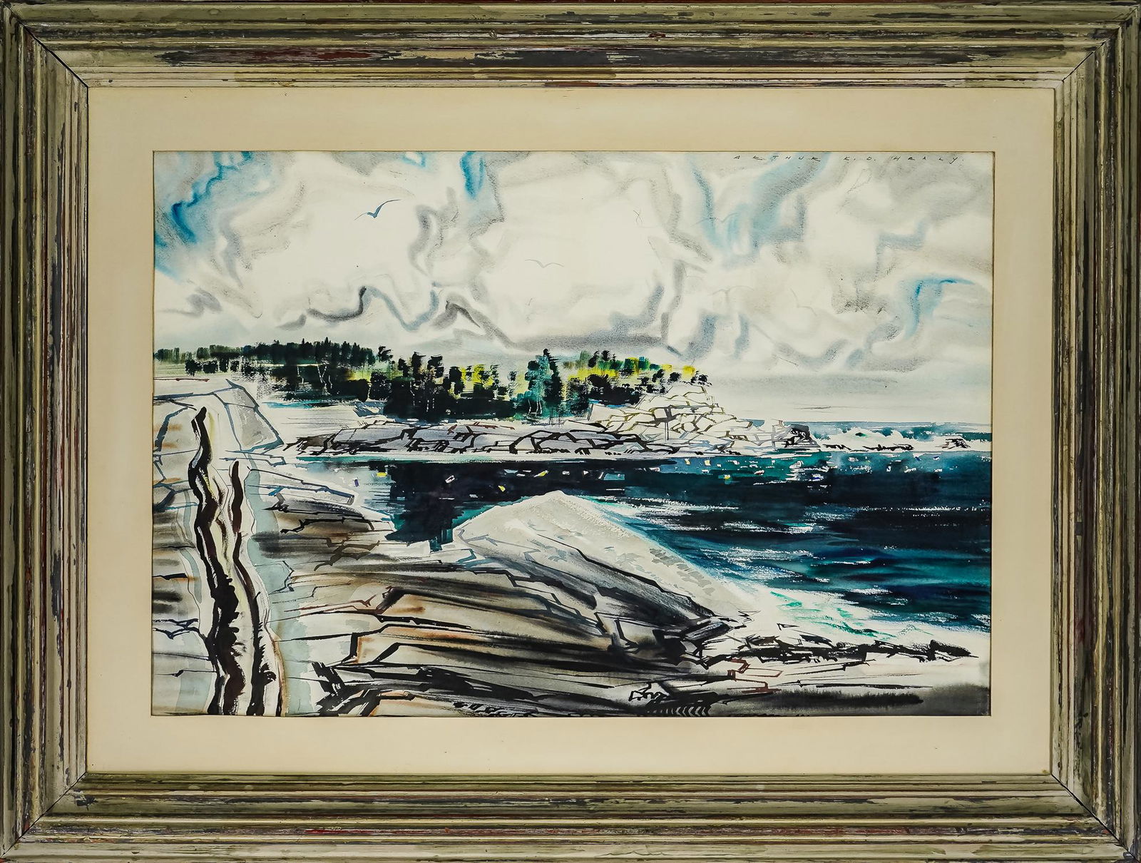 Water Color Landscape by Arthur Healy (1 of 5)