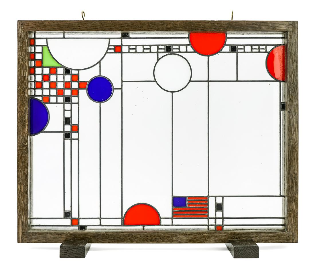 After Frank Lloyd Wright Stained Glass (1 of 3)