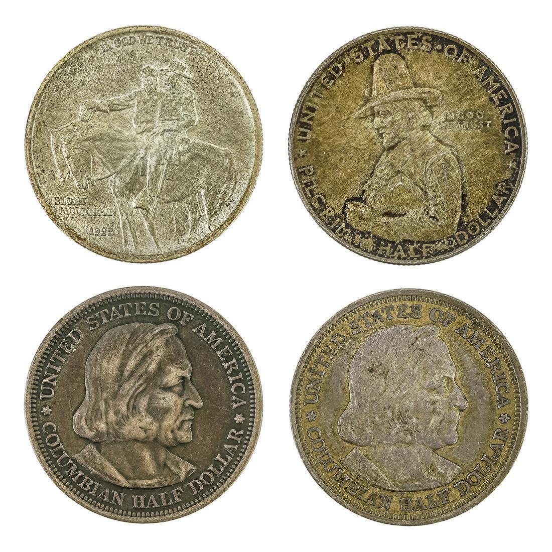 4 US Commemorative Half Dollars (1 of 3)