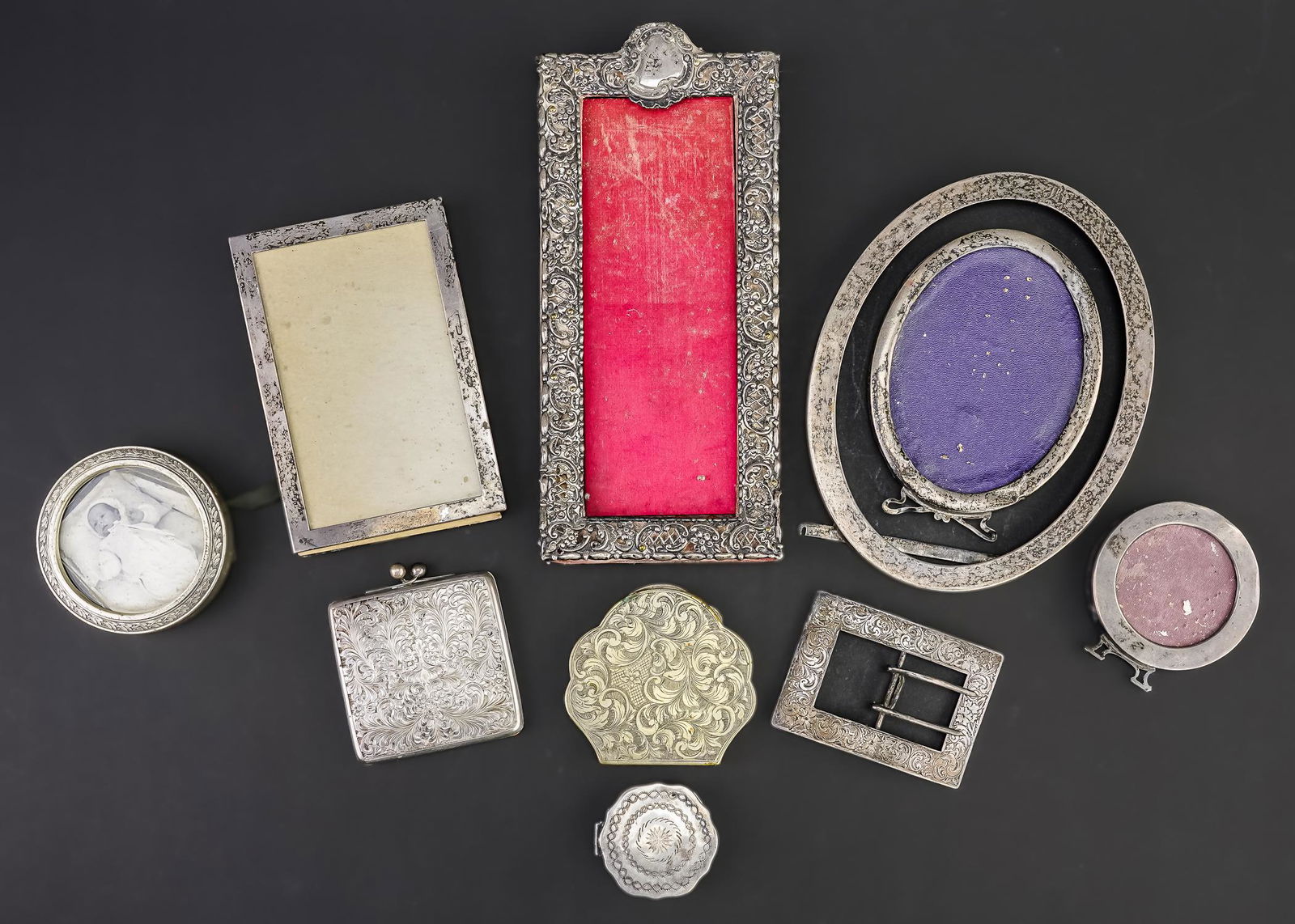 Sterling Portrait Frames, Ladies Accessories (1 of 2)