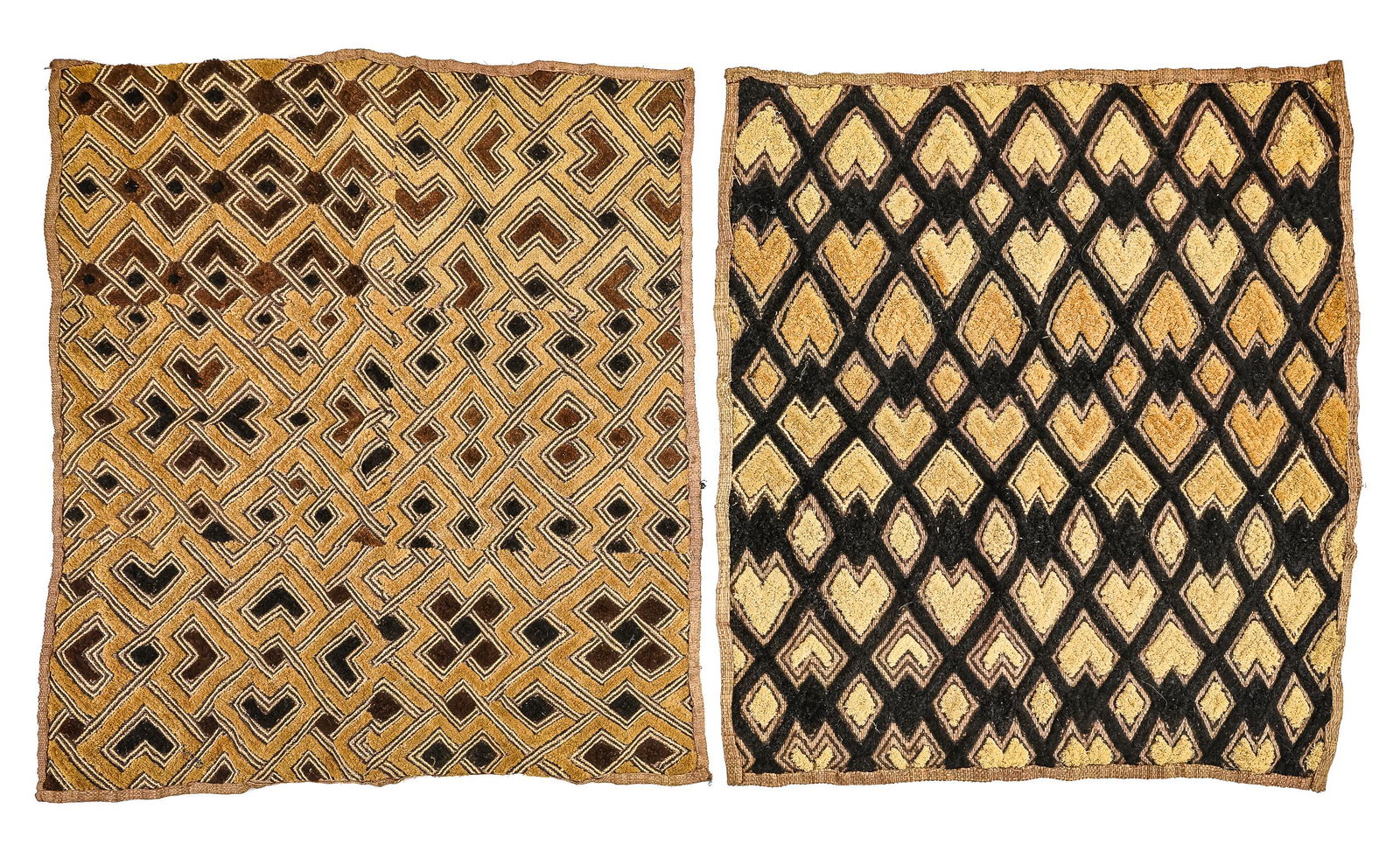 Two Pieces of Kuba Cloth (1 of 2)
