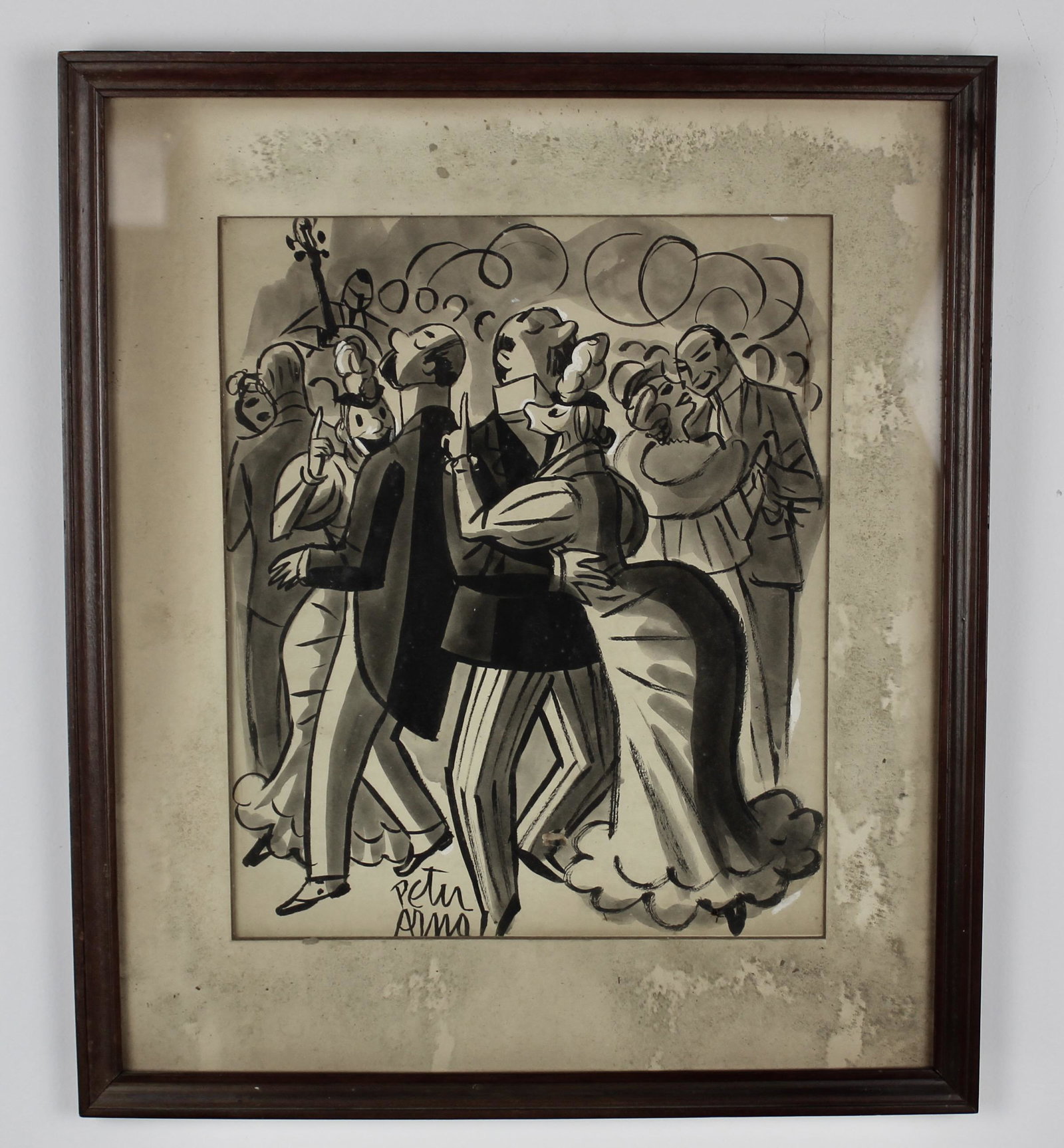 Ink Watercolor & Gauche by Peter Arno (1904-1968) (1 of 2)