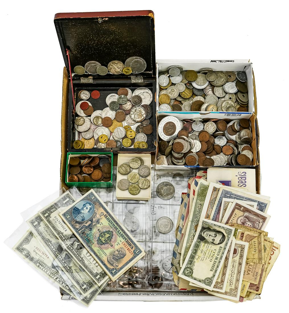 US, Foreign Coins & Currency (1 of 2)